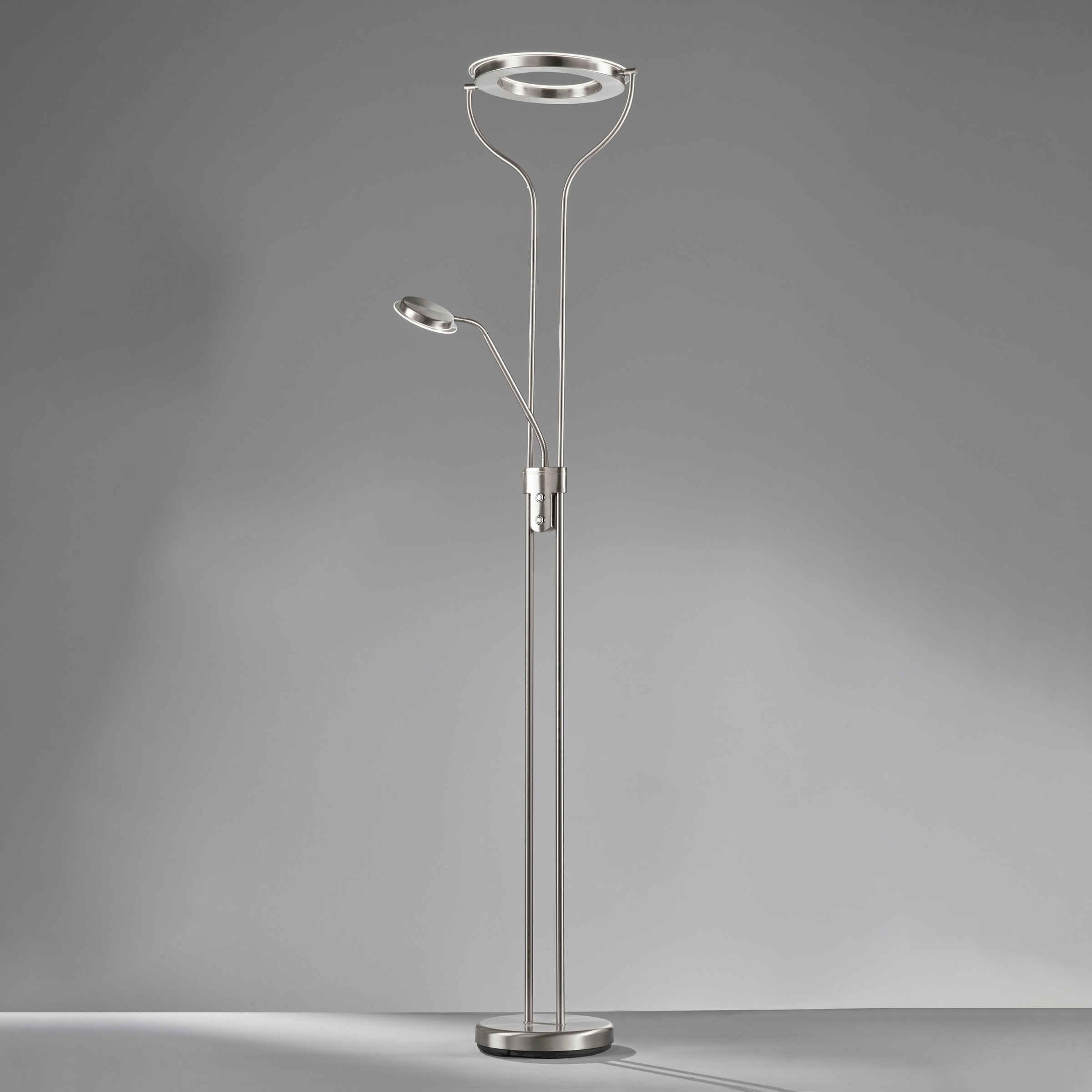 FISCHER & HONSEL Stehlampe »Davos«, Leuchtmittel LED-Modul | LED wechselbar, langlebige LED, dimmbar