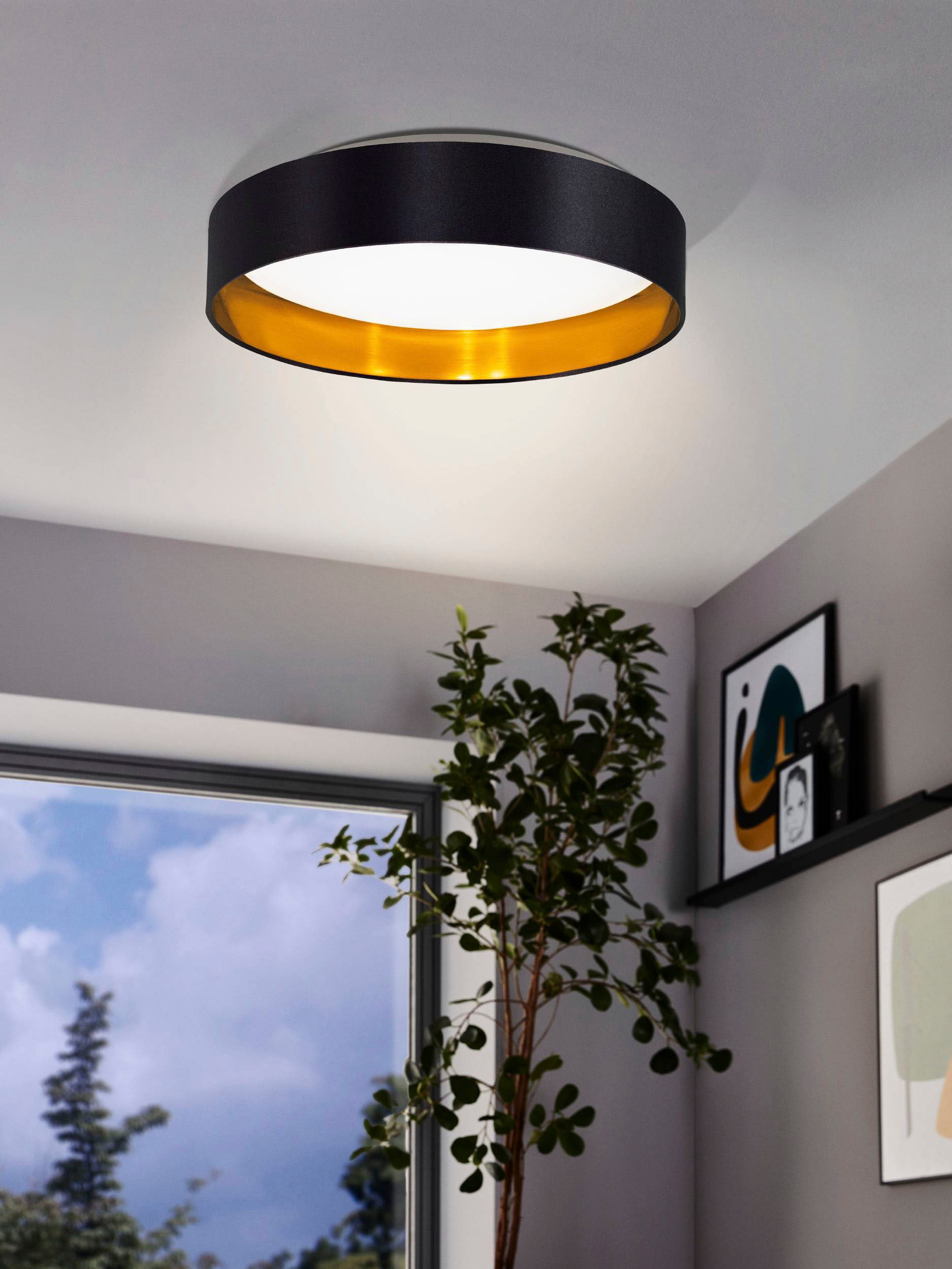 EGLO LED Deckenleuchte »Maserlo«, 1 flammig, Leuchtmittel LED-Modul   LED f günstig online kaufen