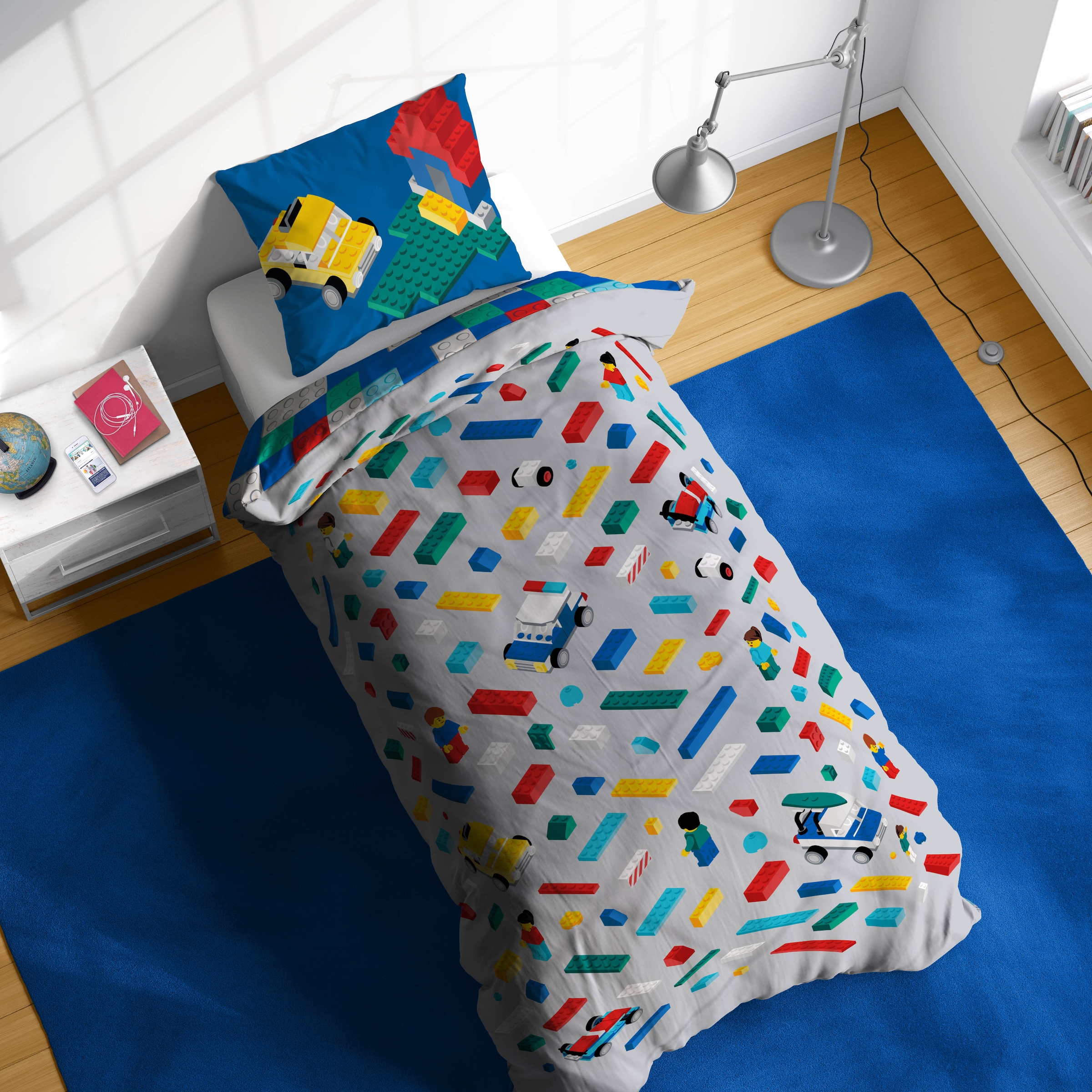LEGO® Kinderbettwäsche »Lego Let's Build« 2 100% Baumwolle
