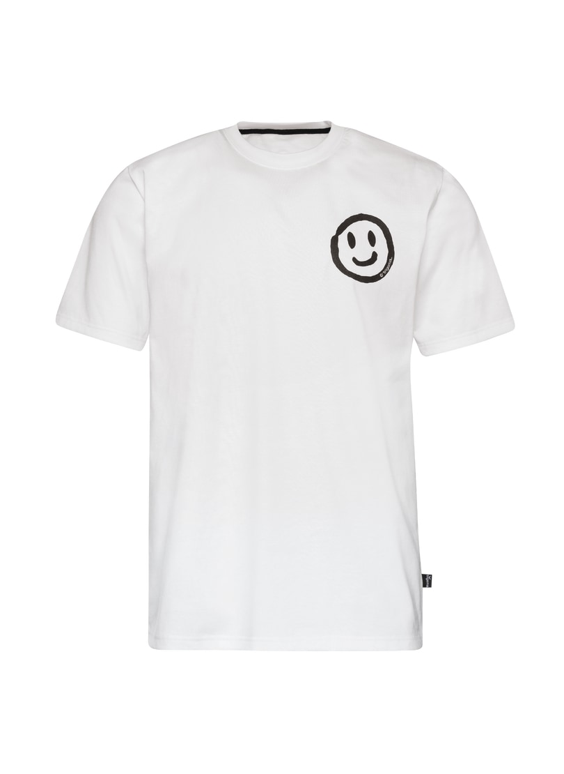 Trigema Schlafanzug »TRIGEMA T-Shirt mit lustigem Smiley-Printmotiv«, (1 tlg.)