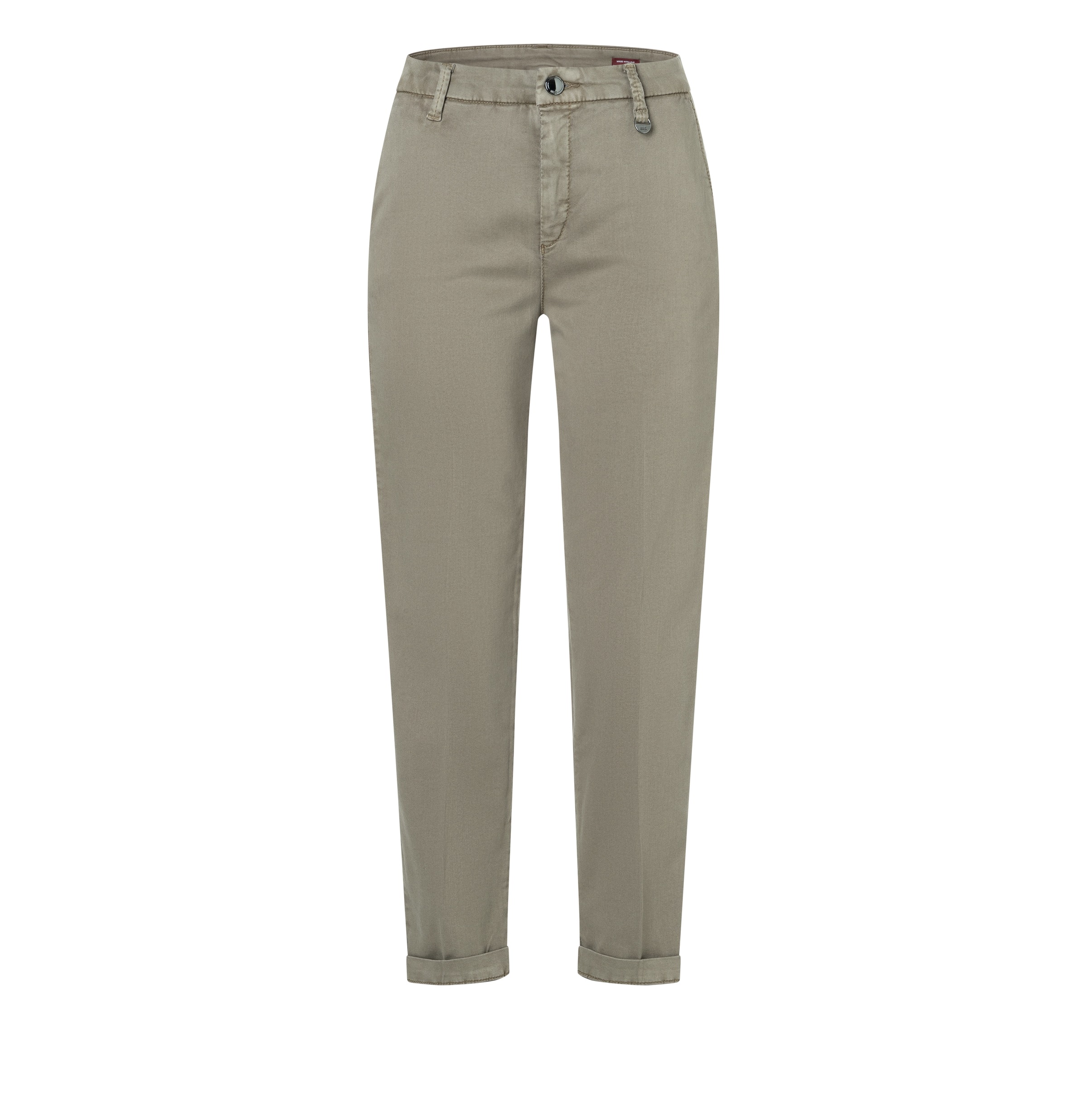 MAC Chinohose »CHINO turn up«, mit dezentem Glanz, elegant und sportiv zugleich