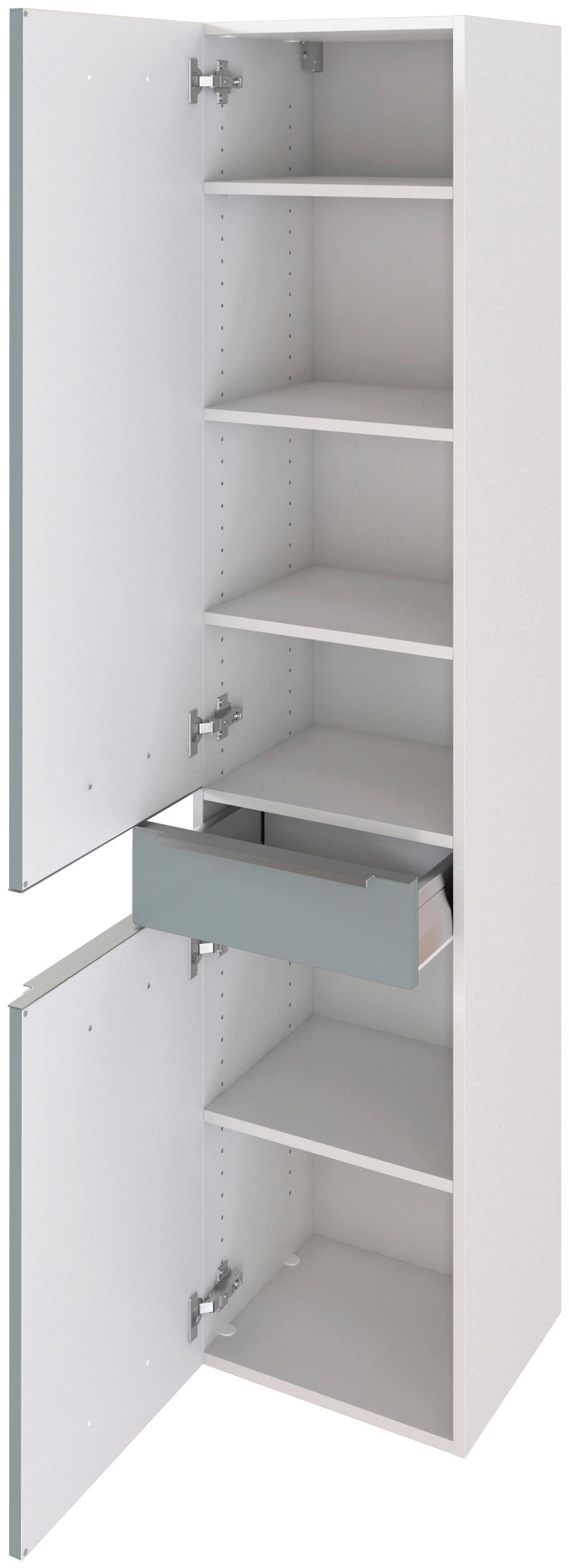 welltime Seitenschrank »Matera« Breite 40 cm, hochwertige matte MDF-Fronten und Softclose-Funktion