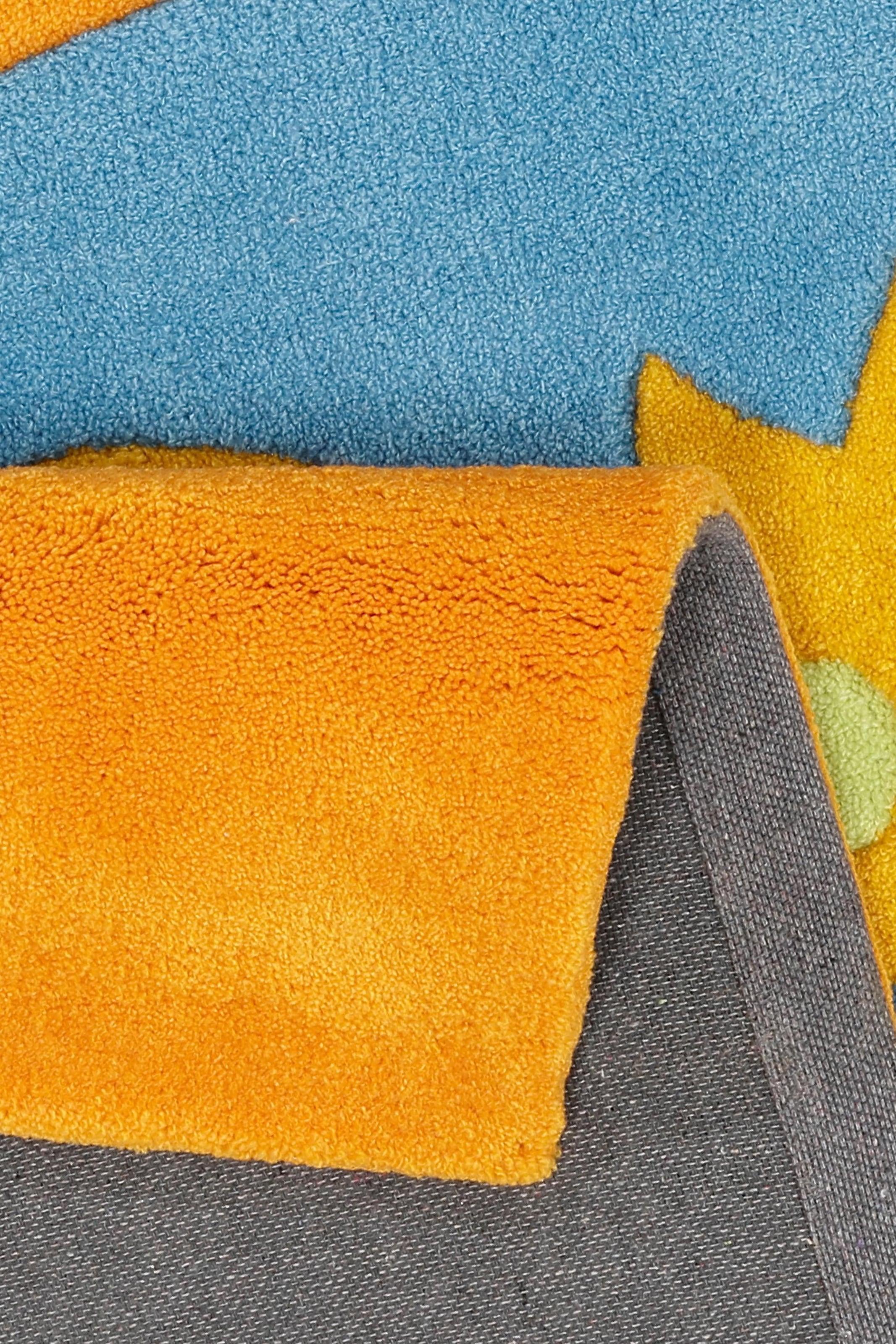 THEKO Kinderteppich »Dhanbad«, rechteckig, 15 mm Höhe, Kurzflor, Patchwork Design, Motiv Zahlen, Kinderzimmer