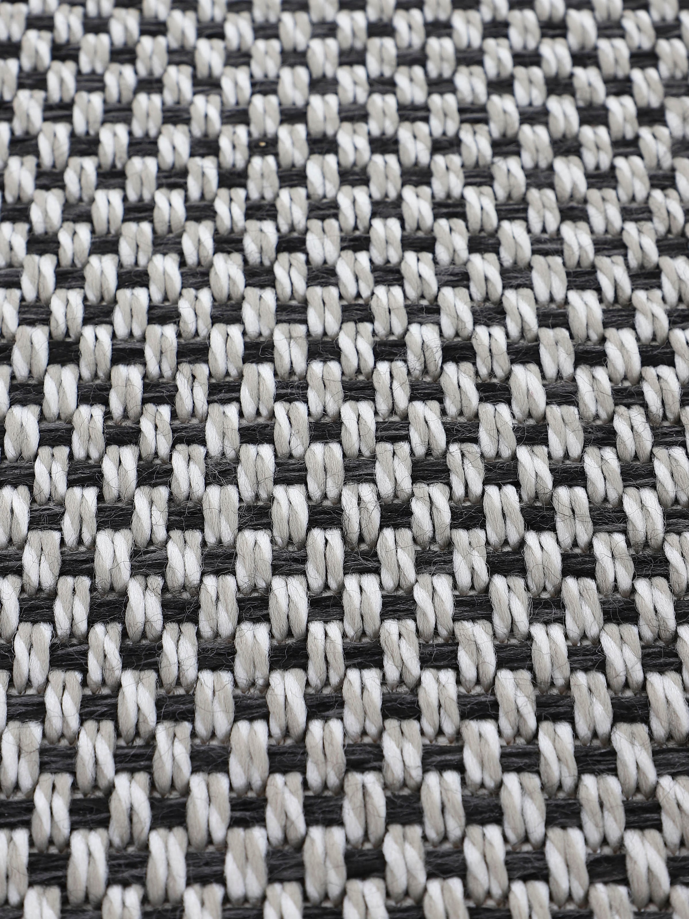 carpetfine Läufer »Boho 105«, rechteckig, 4 mm Höhe, robustes Flachgewebe, Sisal Optik, UV-beständig, Außenbereich