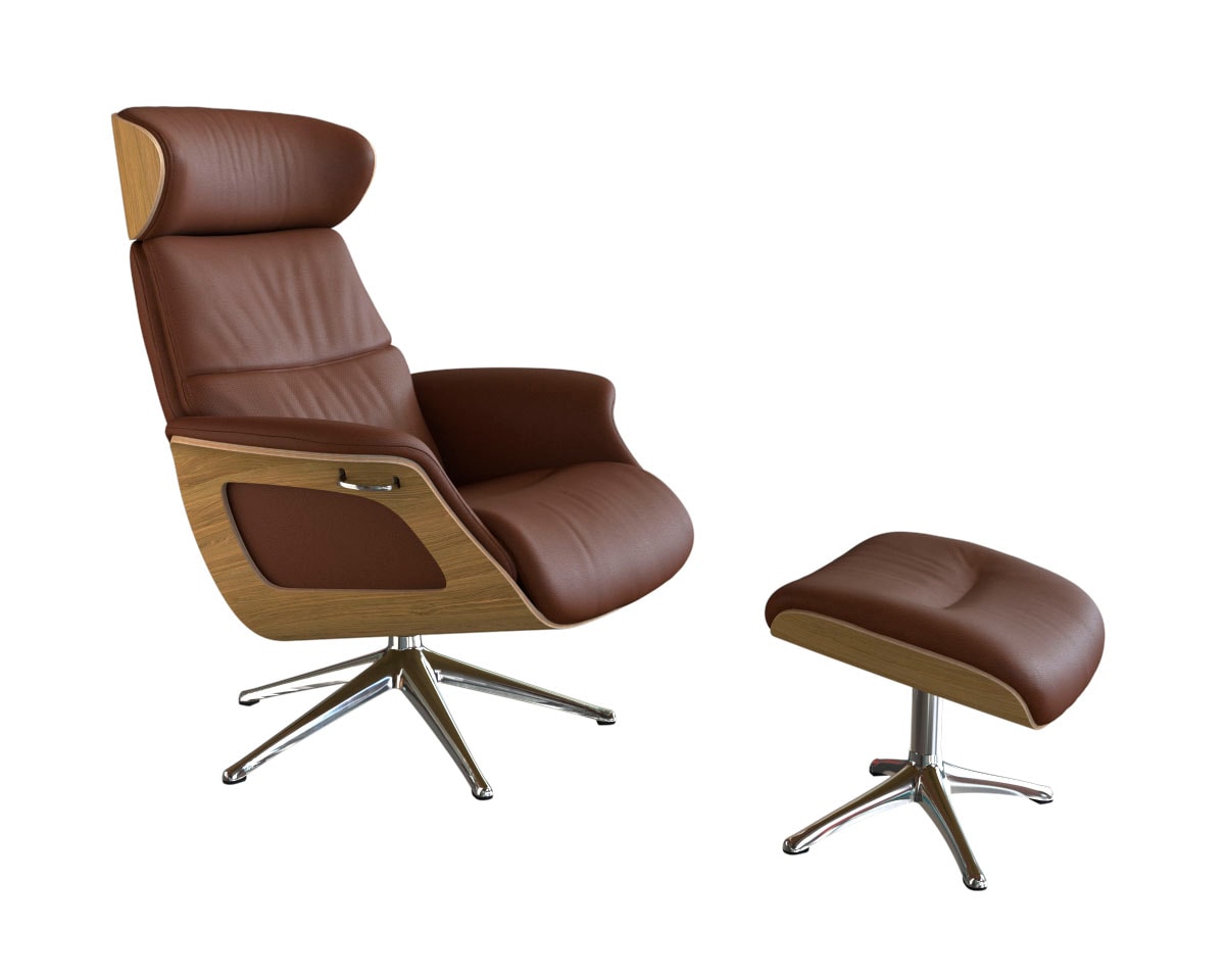 FLEXLUX Relaxsessel »Clement Rücken u. Kopfverstellung, ergonomisch, Aircha günstig online kaufen