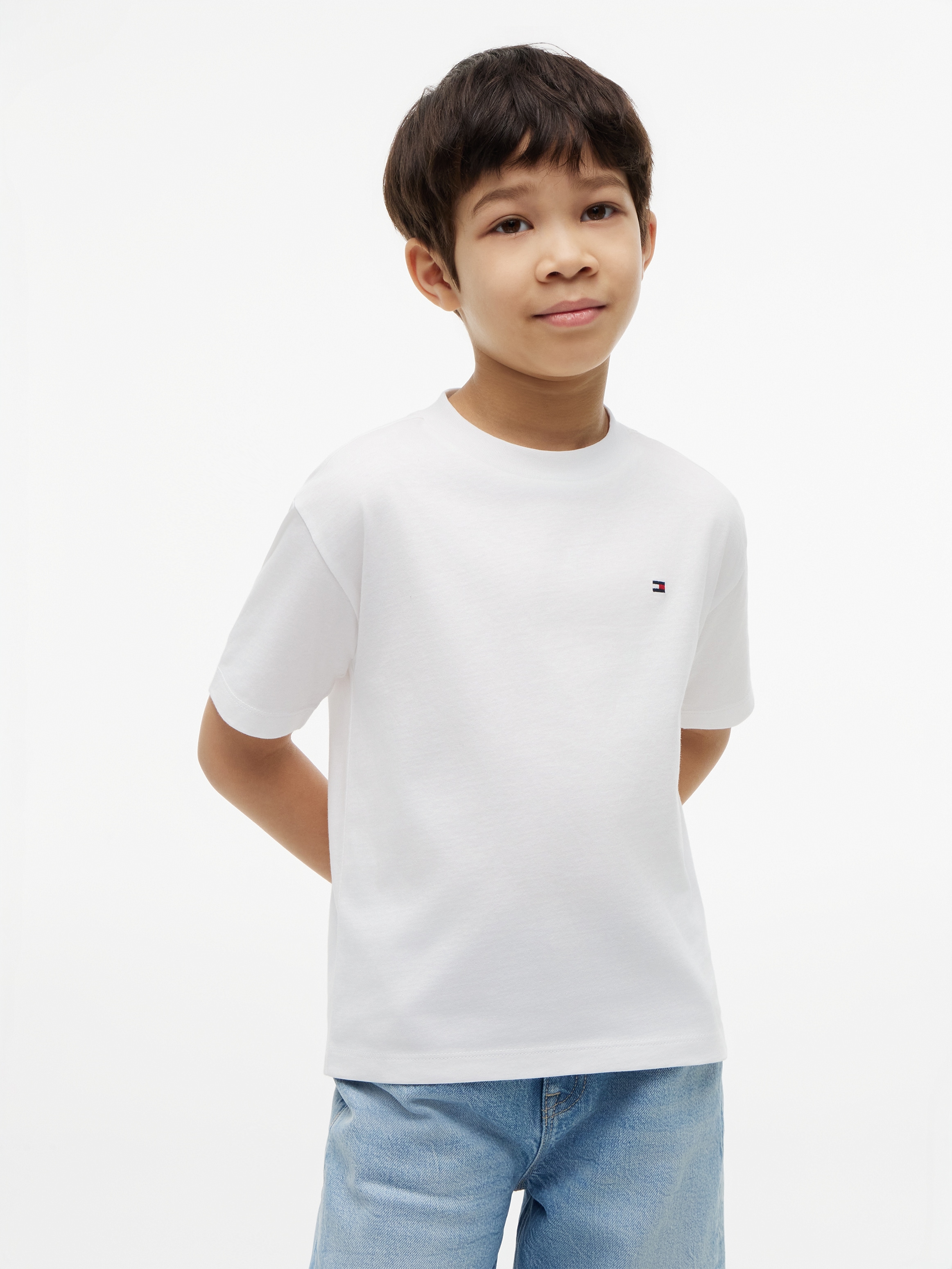 Tommy Hilfiger T-Shirt Rückendruck, Regular Fit, Kinder bis 16 Jahre
