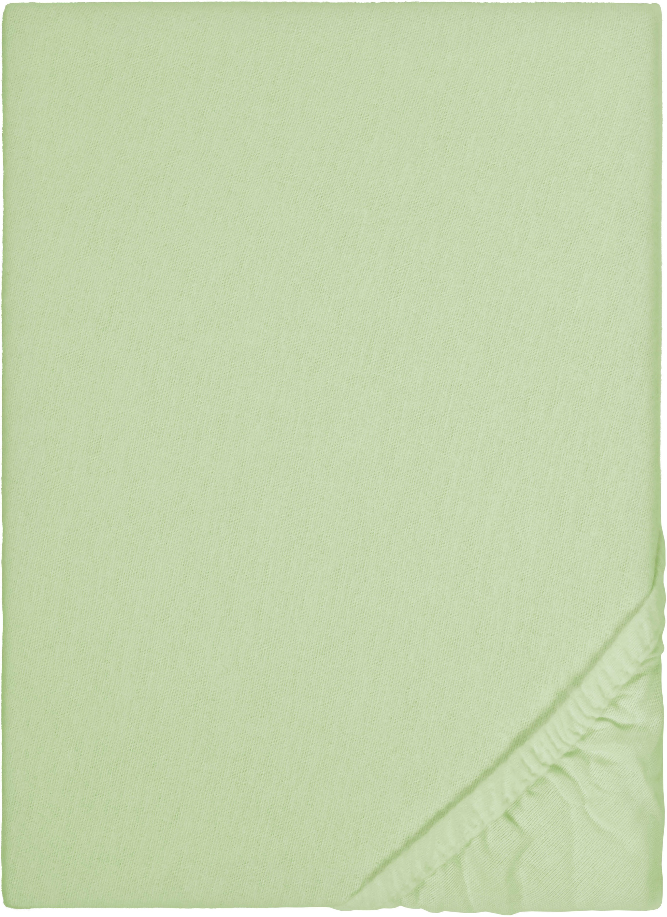 Biberna Spannbettlaken »Biber in Gr. 90x200, 140x200 oder 180x200 cm«, aus Baumwolle, für Matratzen bis 22 cm Höhe, Winter, Bettlaken