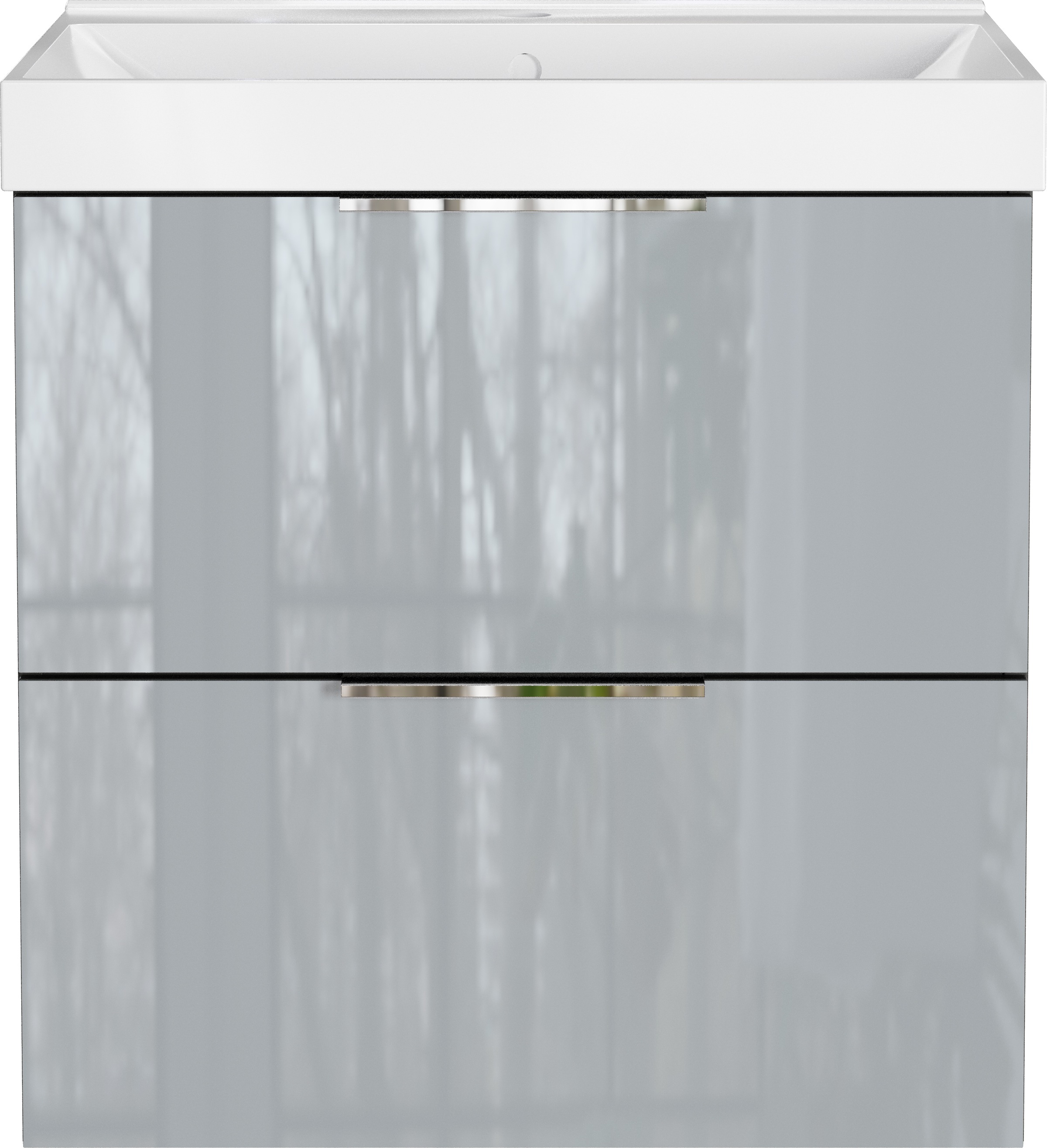 GERMANIA Waschtisch »Bisbee« 1 Stk. tlg. Waschtisch mit Glasfront in verschiedenen Breiten