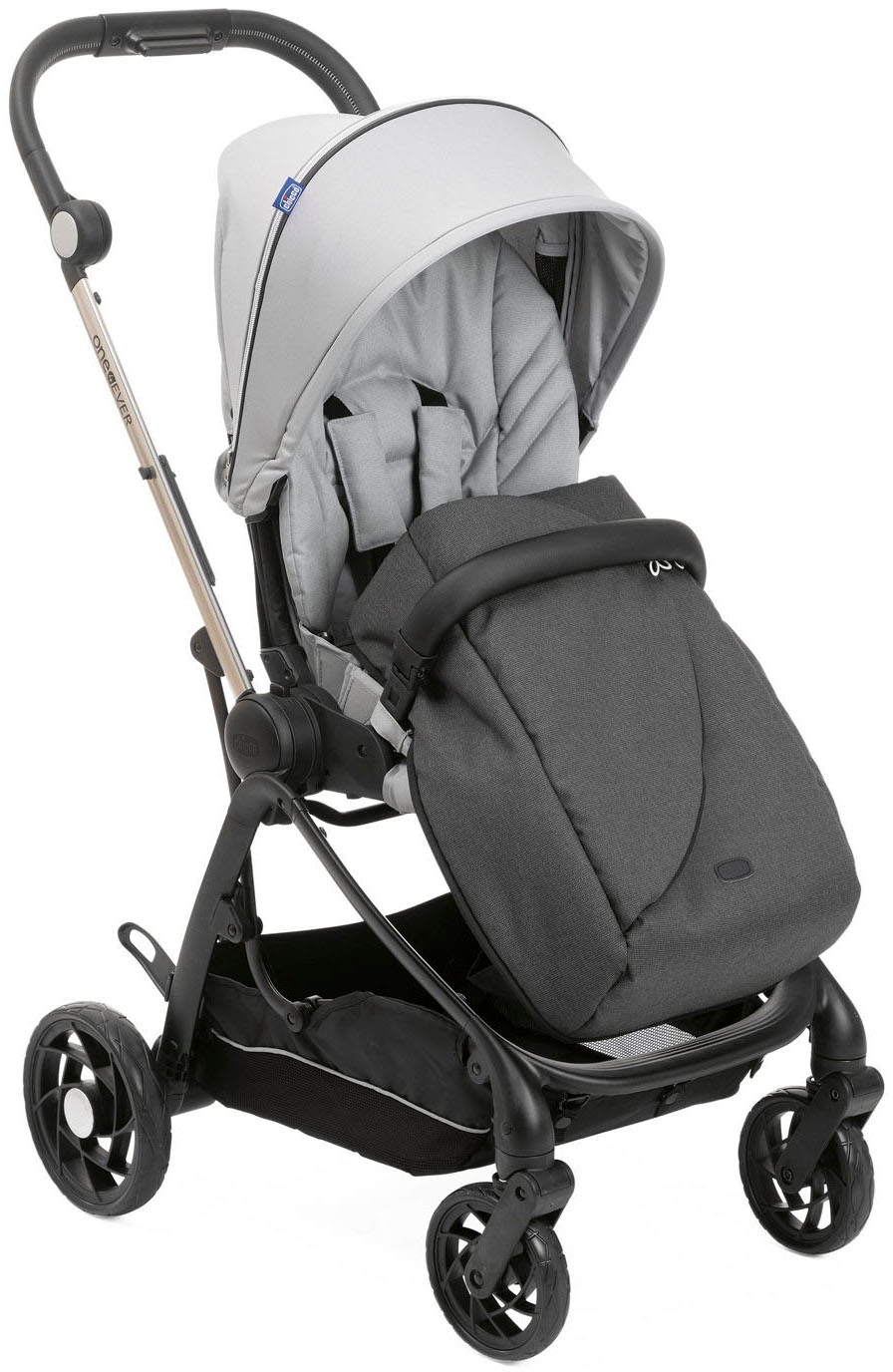 Chicco Kombi-Kinderwagen »Kinderwagen One4ever, silverleaf«, mit zwei Sitzen