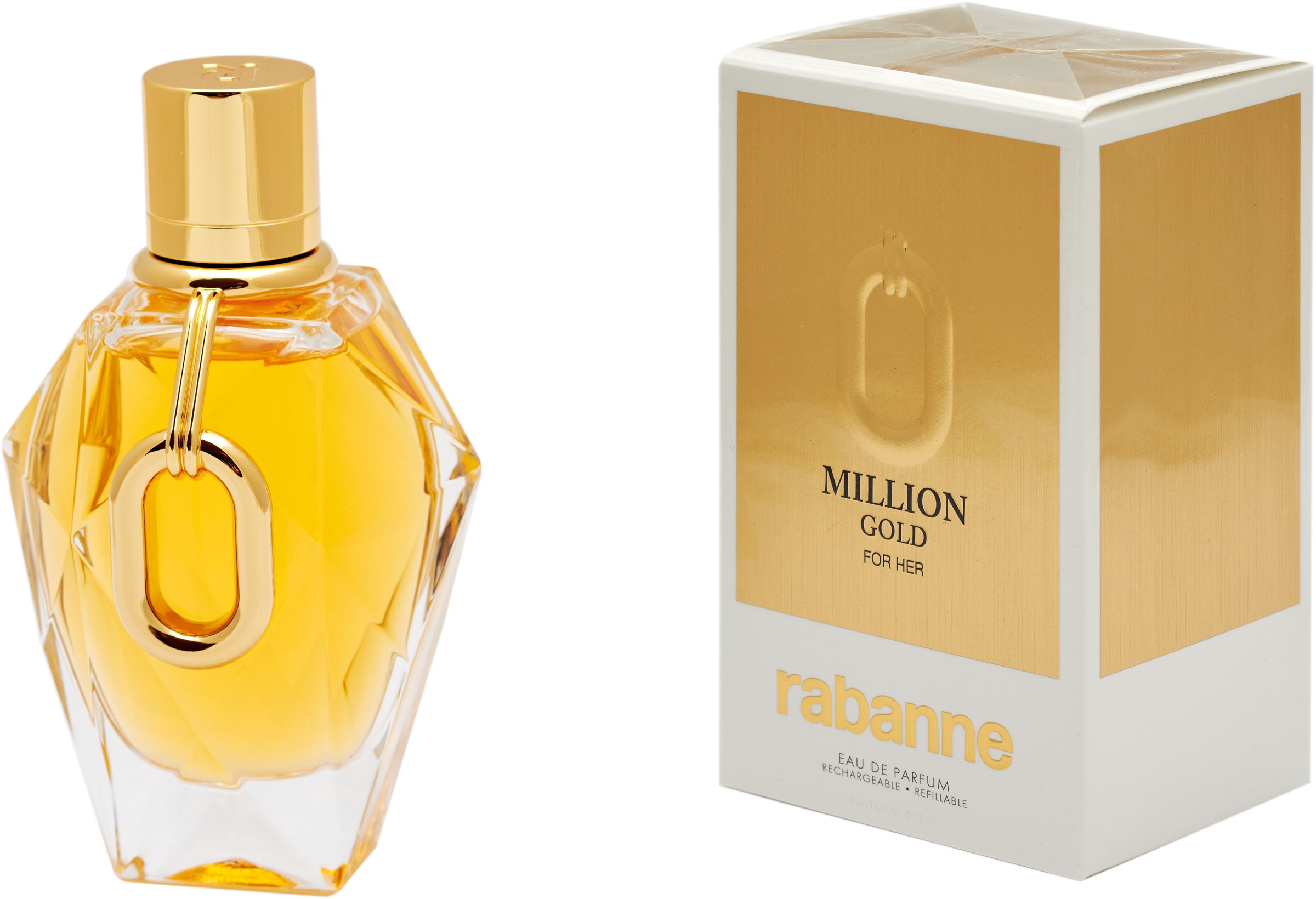 PACO RABANNE Eau de Parfum »Rabanne Million Gold Intense for Her« mit blumigen und mineralischen Noten transparent 0 Damenduft von Paco Rabanne