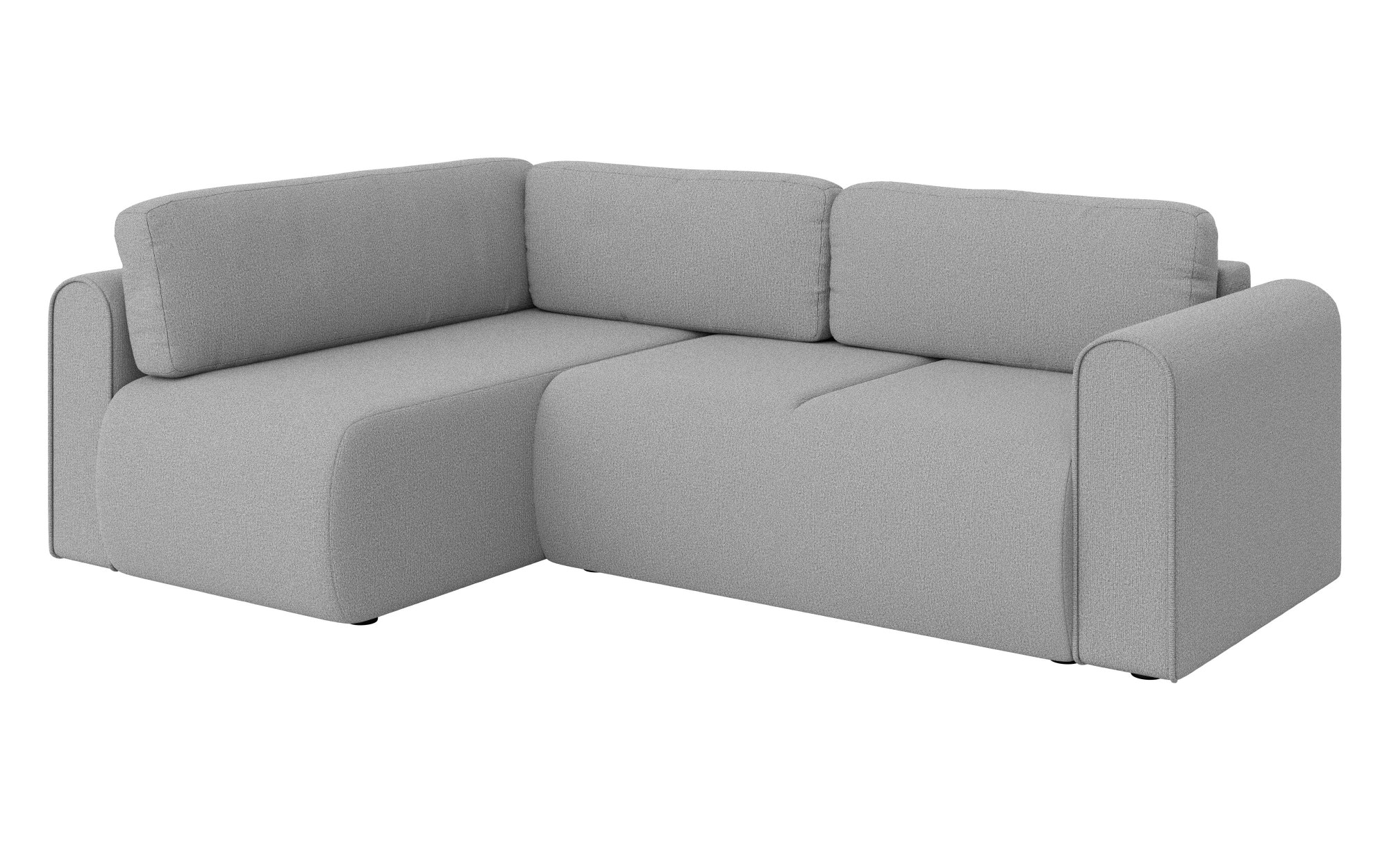 INOSIGN Ecksofa »Zacharia wahlweise Schlafsofa mit Bettkasten, B/T/H 250/166/86 cm«, L-Form mit Wellenunterfederung, Ottomane rechts oder links bestellbar