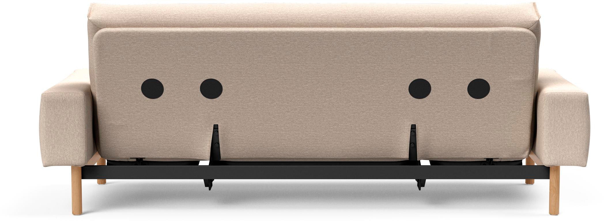 INNOVATION LIVING ™ Schlafsofa »MIMER hochwertige Schlaffunktion, aktuelles Design und extra Komfort,«, Taschenfederkernmatratze, Breite Liegefläche 140 cm