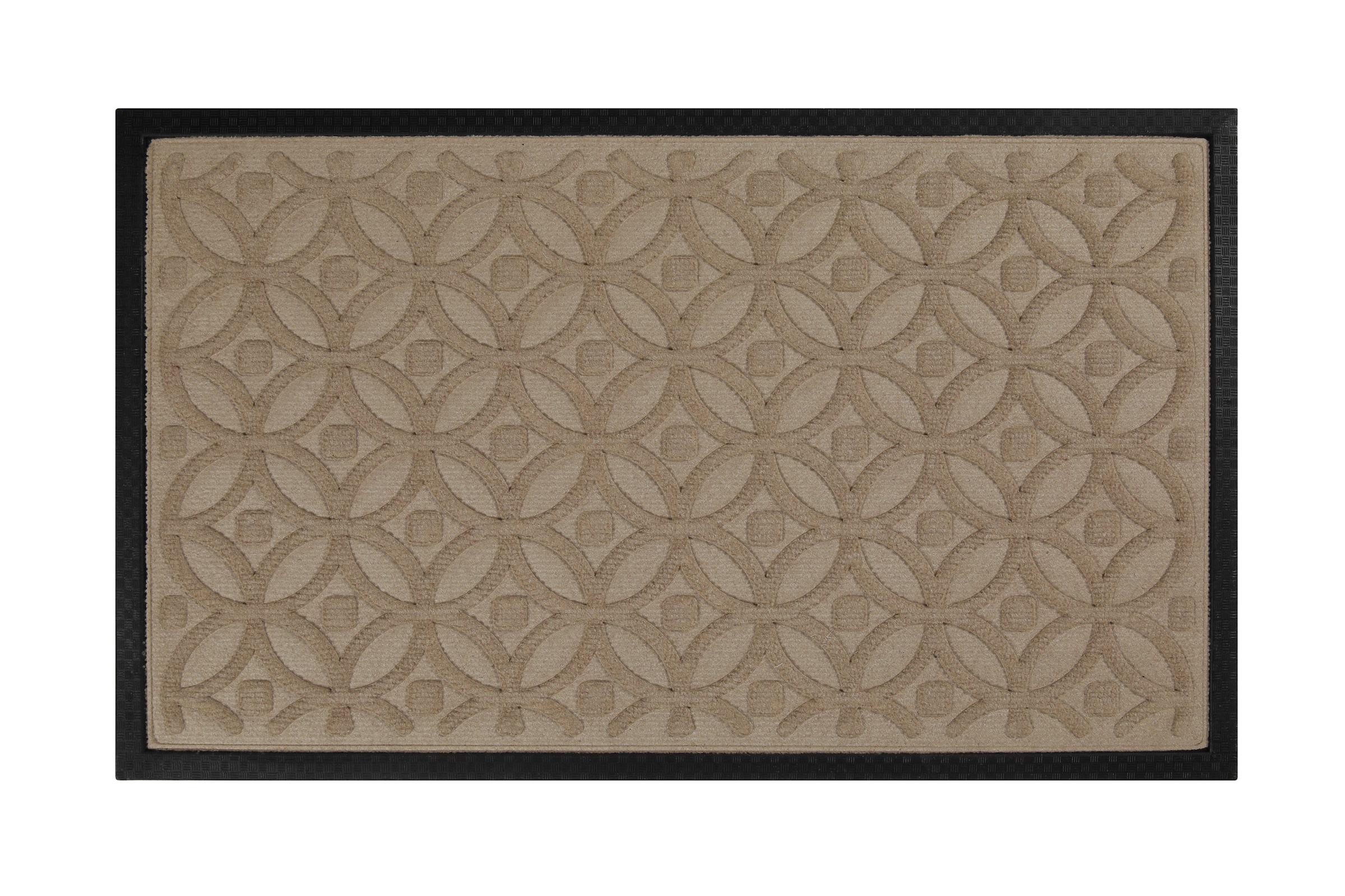 Wecon home Fußmatte »Midnight Mosaic«, rechteckig, 4 mm Höhe, pflegeleicht, rutschfest, Ornamente, Innen & Außen, Schmutzfangmatte