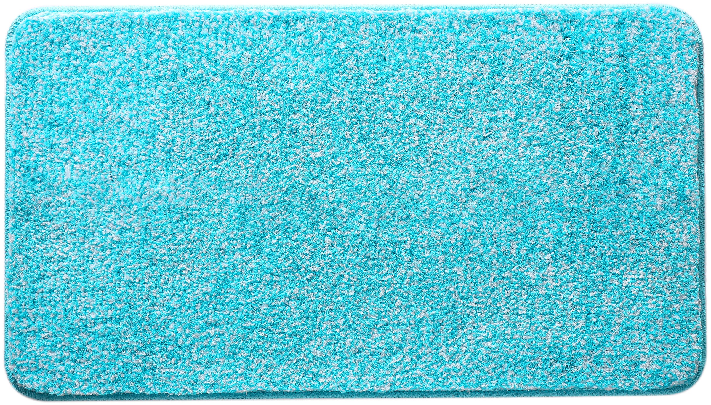 my home Badematte »Vanessa meliert, Badvorleger, Badezimmer Teppich, Duschvorleger«, rutschhemmend beschichtet, strapazierfähig, Badteppich, weiche Haptik, unifarben