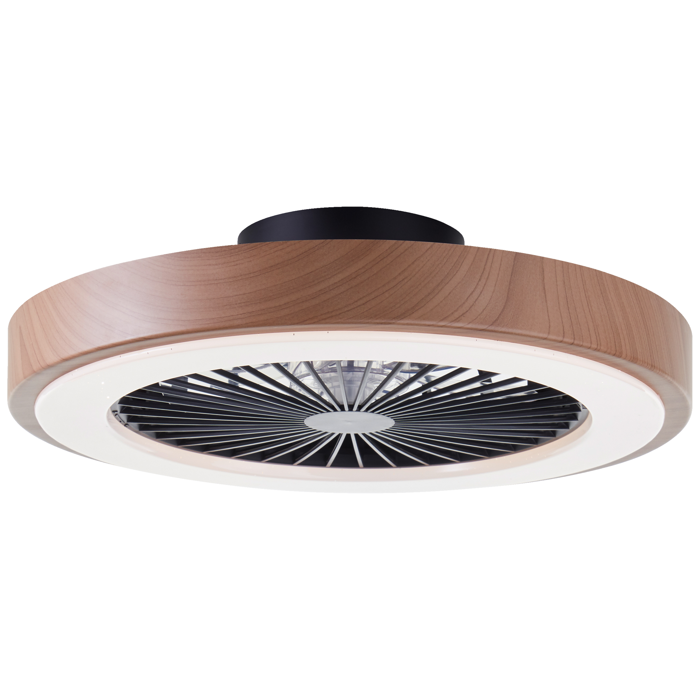 Brilliant LED Deckenleuchte »Slimline«, 49 cm, Ventilator, digitales RGB, 4 günstig online kaufen