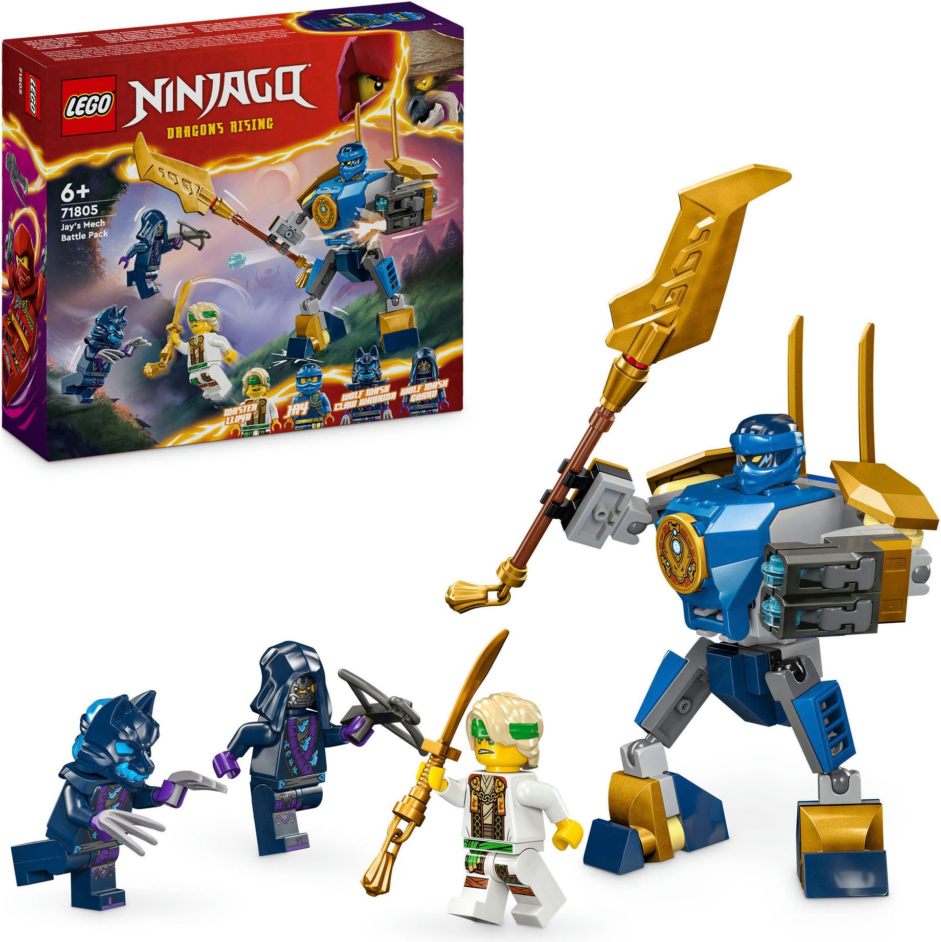 LEGO® Konstruktionsspielsteine »Jays Battle Mech (71805), LEGO Ninjago« Mad günstig online kaufen