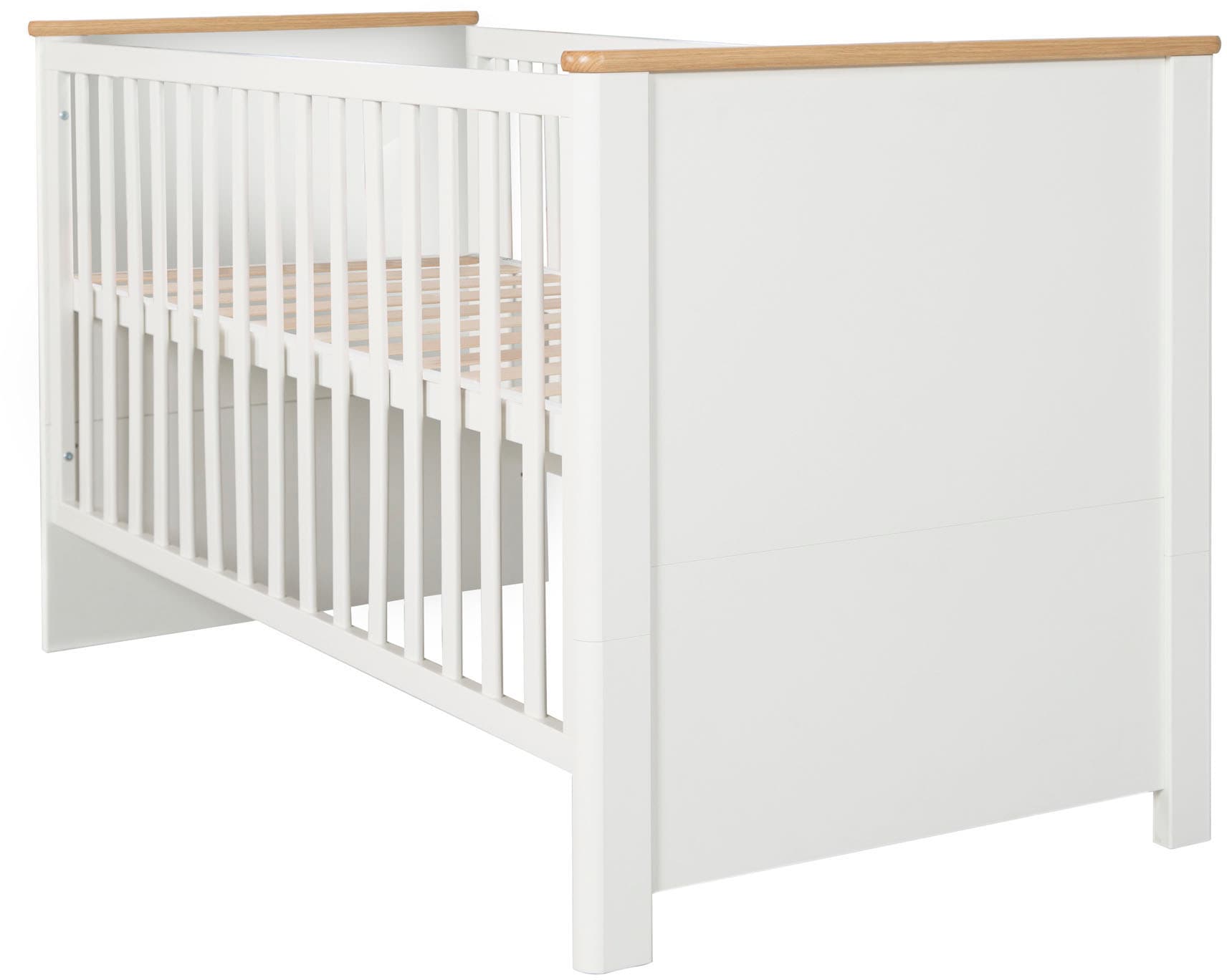 roba® Babymöbel-Set »Ava«, (Spar-Set, 2 St., Kinderbett, Wickelkommode), mit Kinderbett und Wickelkommode; Made in Europe
