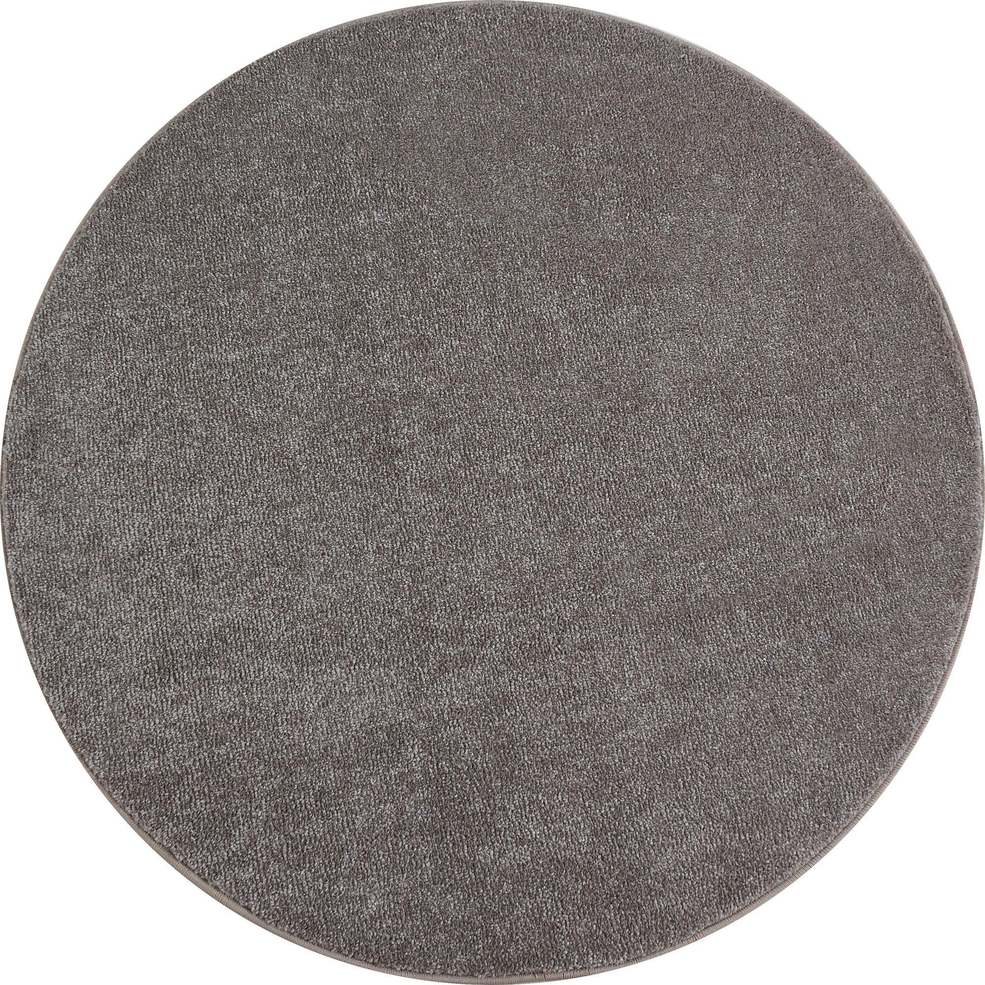 Ayyildiz Teppiche Teppich »ATA«, rund, 10 mm Höhe, Kurzflor, uni, große Far günstig online kaufen