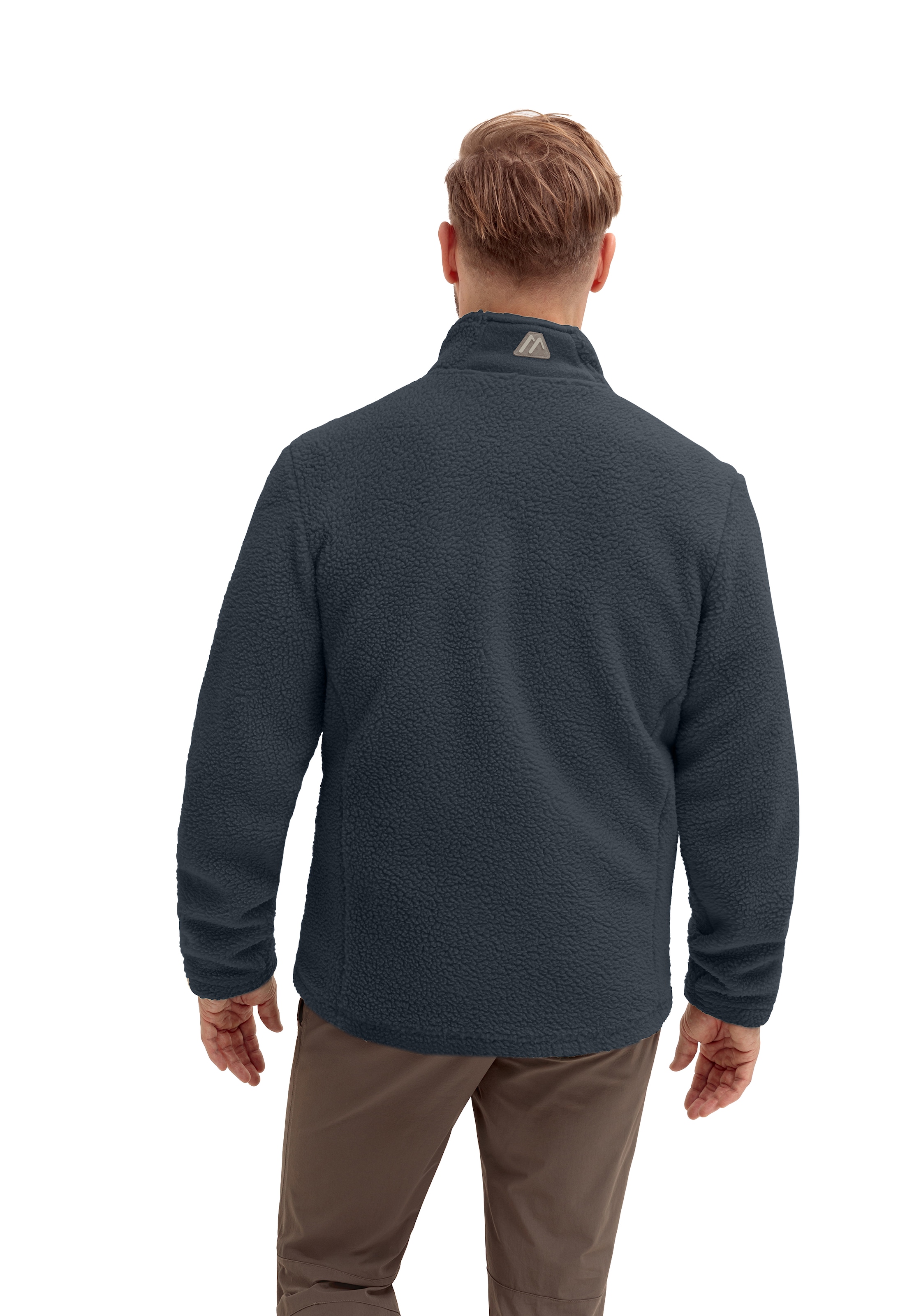 Maier Sports Fleecejacke »Racka M«, Herren Fleece, funktioneller Midlayer, Full-Zip