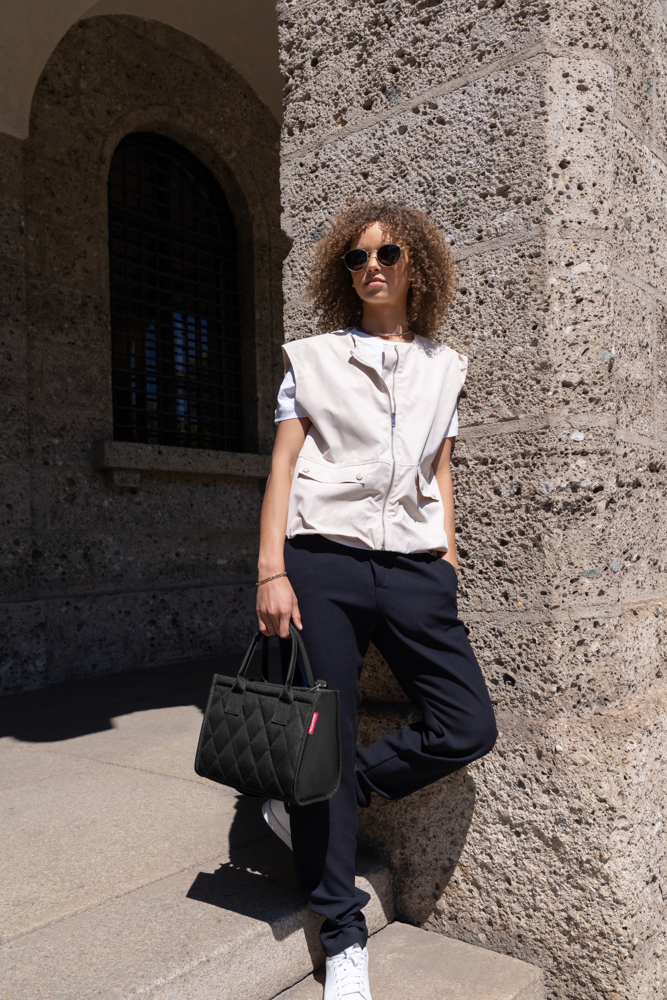 REISENTHEL® Einkaufsshopper »daily shopper business« Notebooksteckfach (17"), Trolley-Aufsteckfunktion, Boden hochklappbar