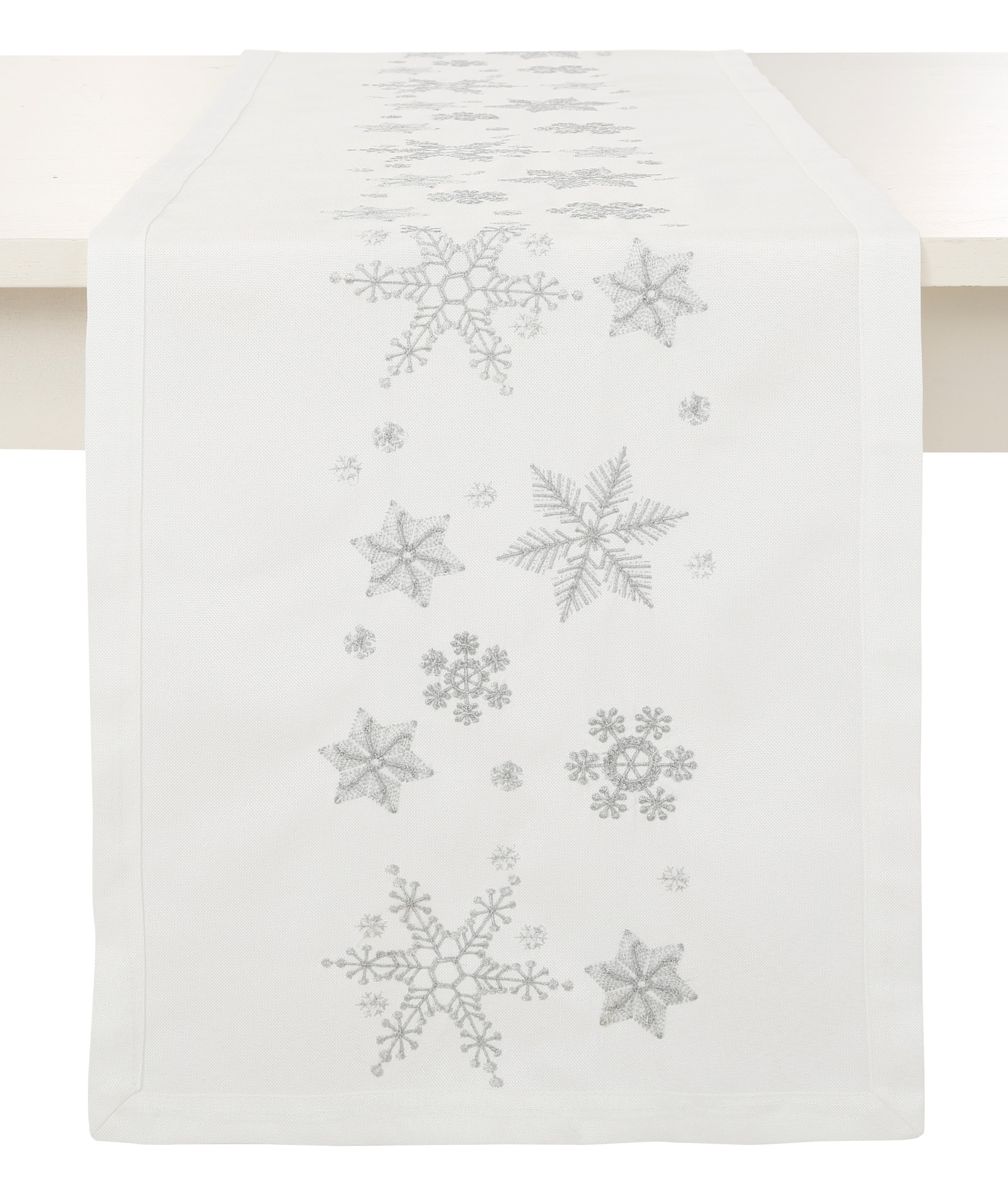 Dreams Kissenbezug »Schneeflocke, Weihnachtsdeko«, (2 St.), mit aufwendiger  Stickerei bequem und schnell bestellen