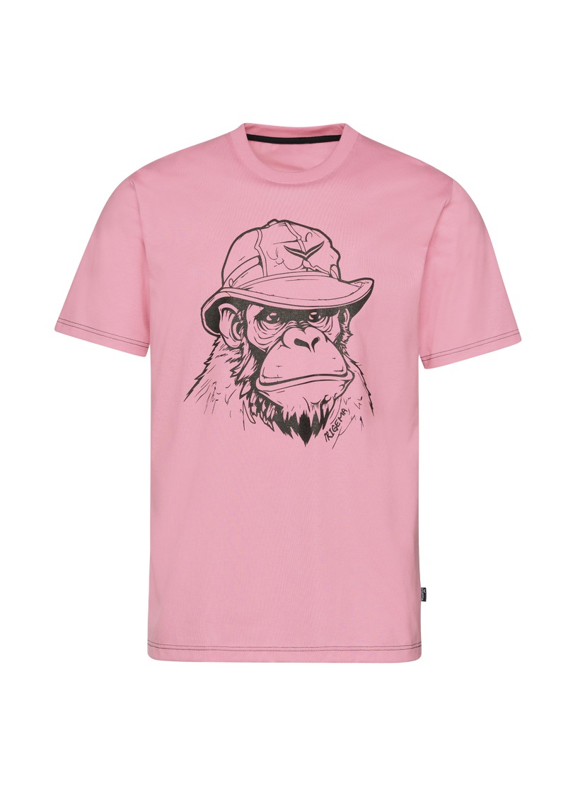 Trigema T-Shirt »TRIGEMA T-Shirt mit Affen-Printmotiv«, (1 tlg.)