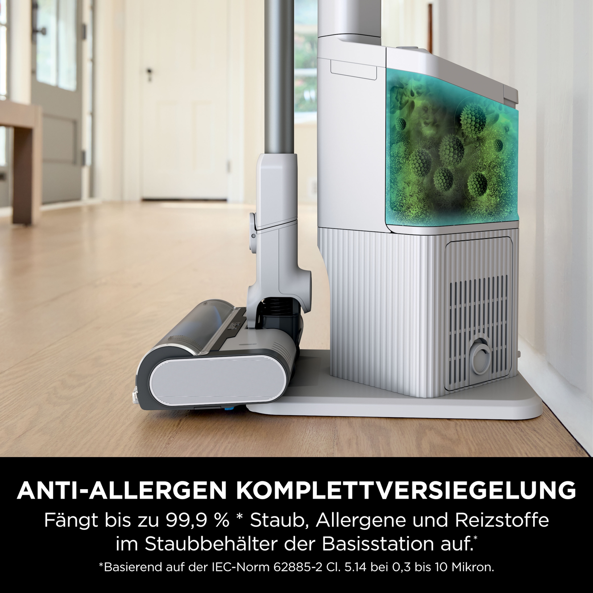 Shark Akku-Hand-und Stielstaubsauger »Shark Clean & Empty BU3521EU«, mit automatischem Entleerungssystem