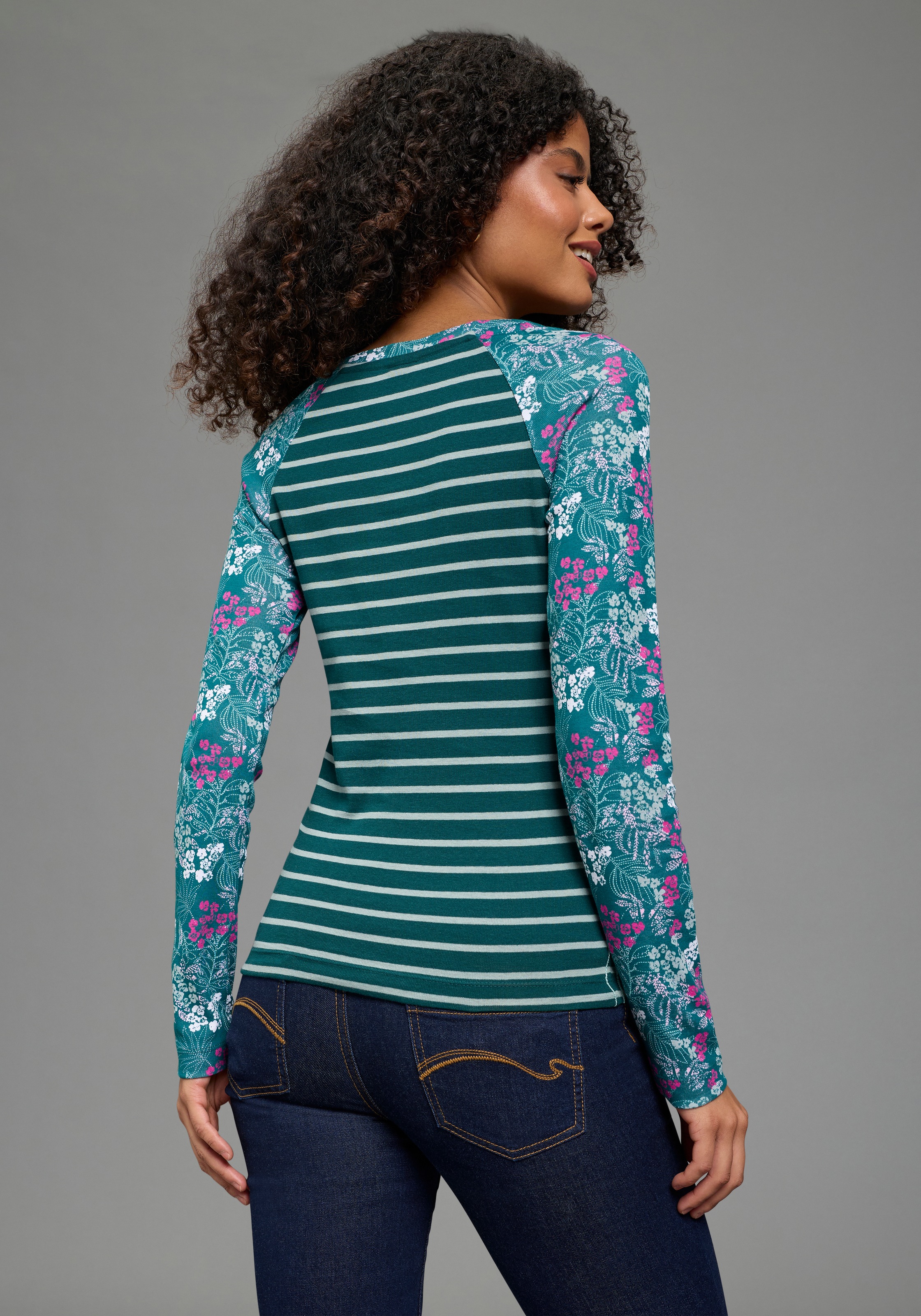 KangaROOS Langarmshirt Muster Mix