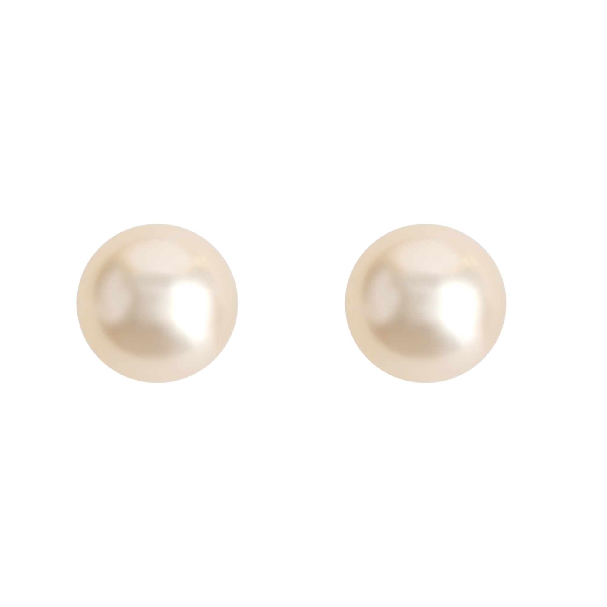 Orolino Paar Ohrstecker »Gold 585 mit weißen Perlen 5,5-6mm rund«