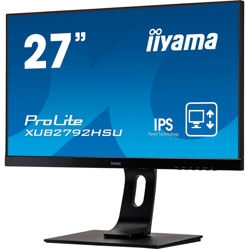 Iiyama Gaming-Monitor »PROLITE XUB2792HSU-B1«, 69 cm/27 Zoll, 1920 x 1080 px, Full HD, 4 ms Reaktionszeit