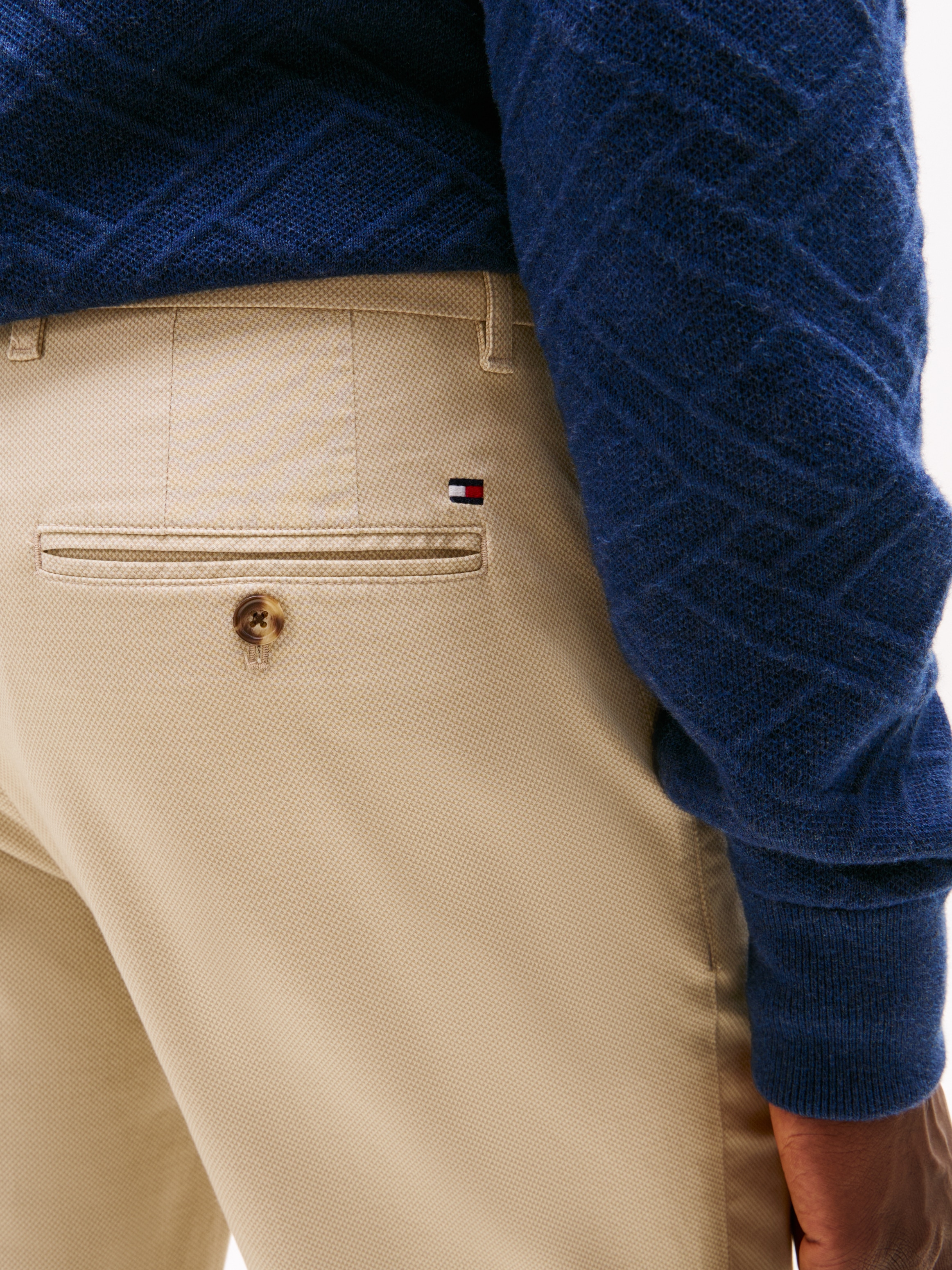Tommy Hilfiger Chinohose »DENTON PRINTED STRUCTURE«, Straight Leg Fit