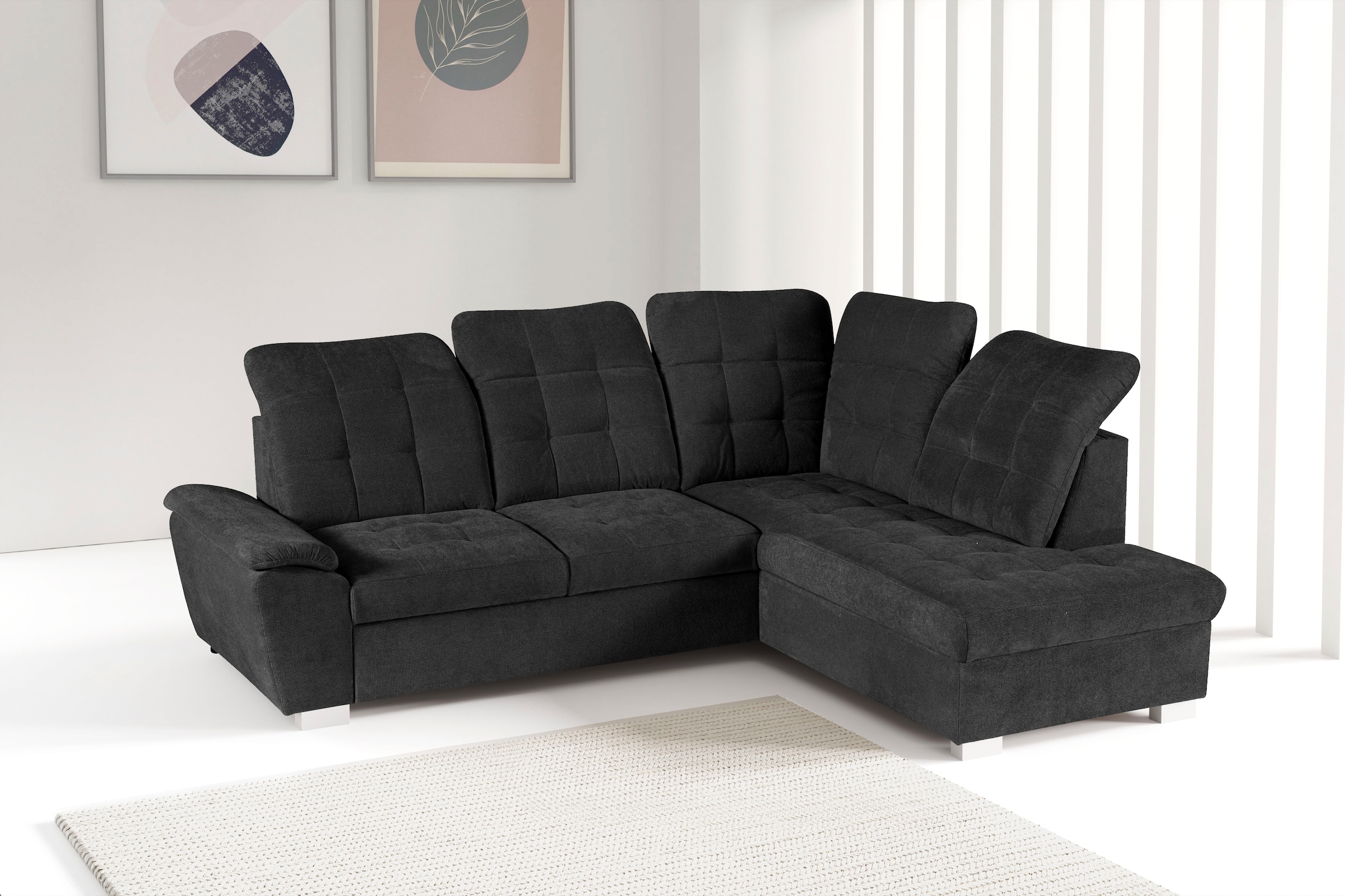 WERK2 Ecksofa »Brindisi, Multifunktion, bequem & komfortabel, Breite 263cm, günstig online kaufen
