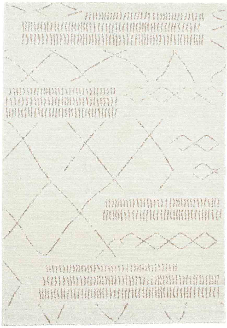 Gino Falcone Teppich »Durlesti 4927«, rechteckig, 13 mm Höhe, Kurzflor, modernes Rauten Design, Boho, Wohnzimmer, Esszimmer