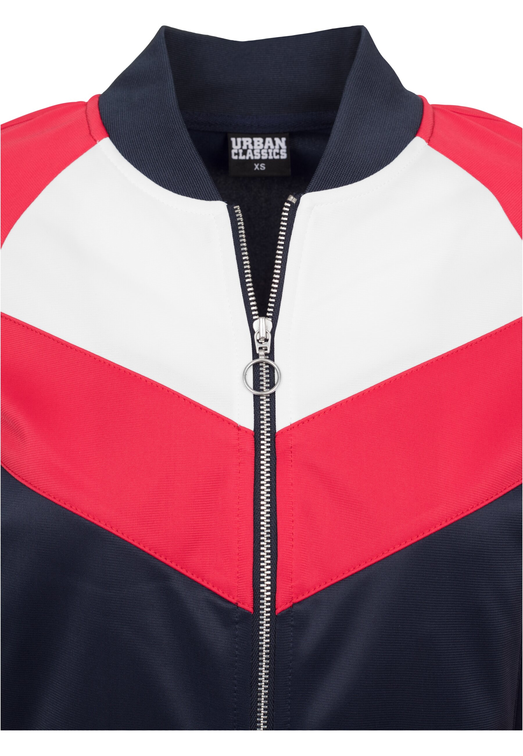 URBAN CLASSICS Allwetterjacke »Urban Classics Damen Ladies Short Raglan Track Jacket« 1 Stk. tlg. ohne Kapuze