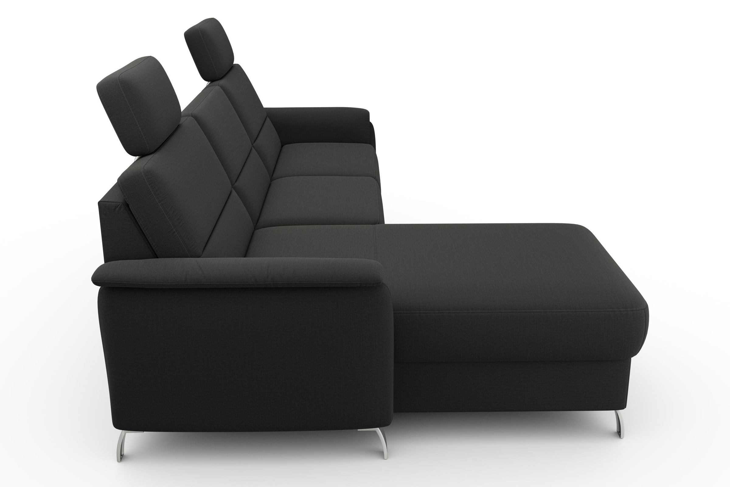 sit&more Ecksofa »Palmera L-Form«, Federkern, wahlweise mit Bettfunktion und mit/ohne Stauraum