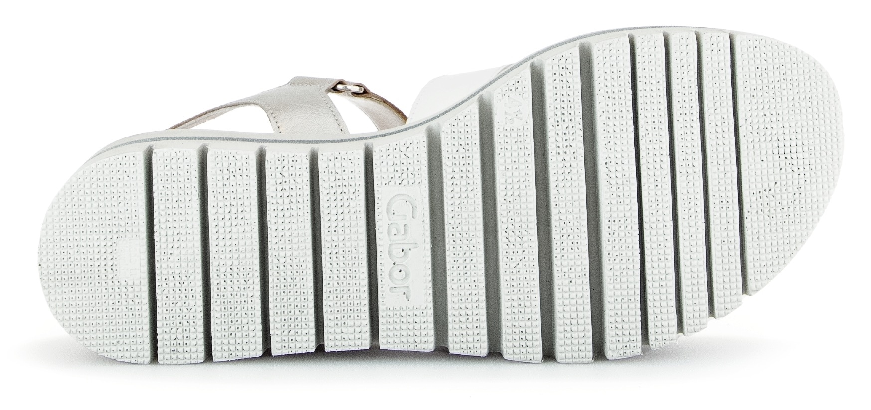 Gabor Keilsandalette  , Sommerschuh, Sandale, Keilabsatz, mit drei Klettverschlüssen