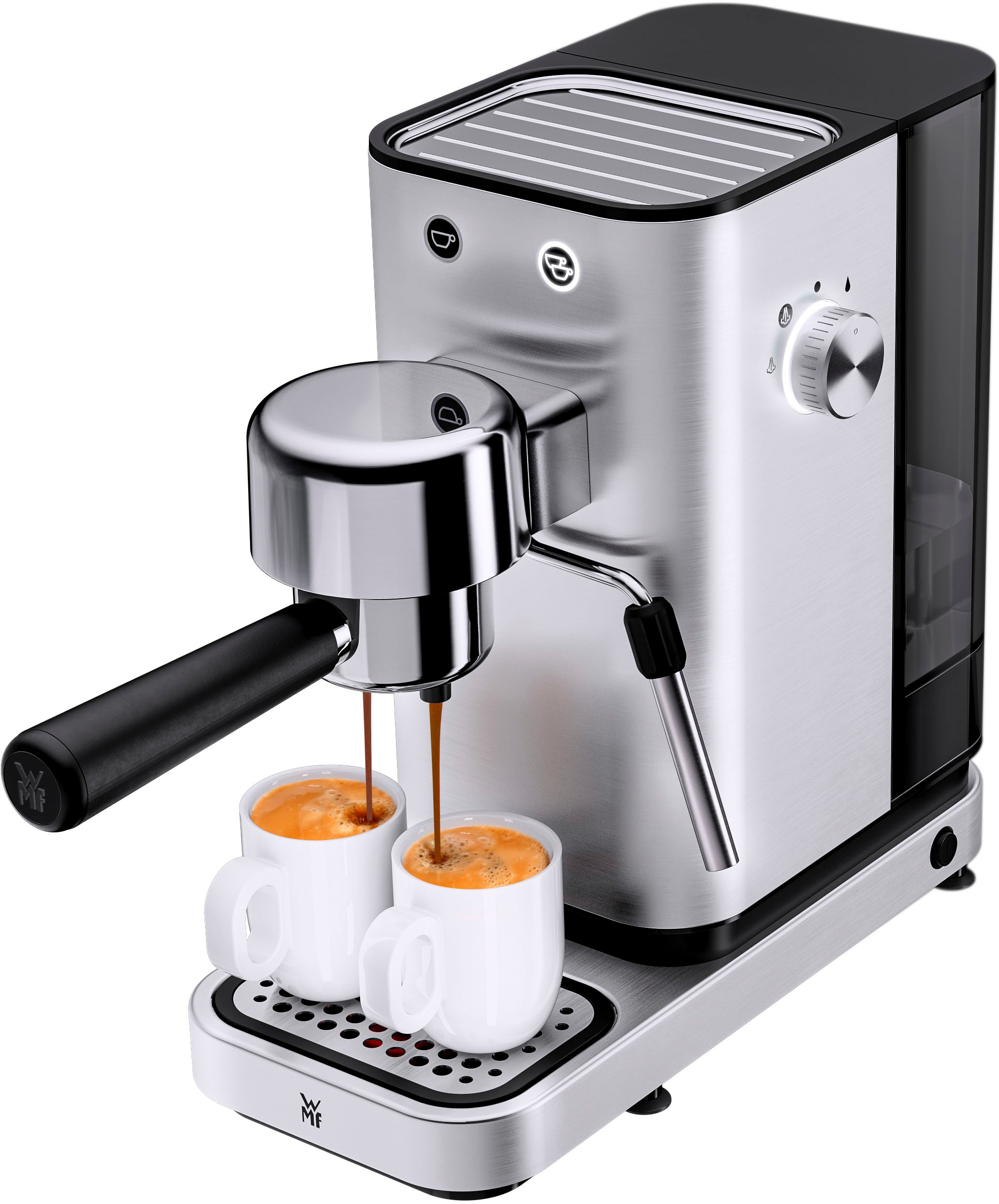 WMF Espressomaschine »LONO«, kompakt, elegant, 15 bar, 1350 Watt, Milchscha günstig online kaufen