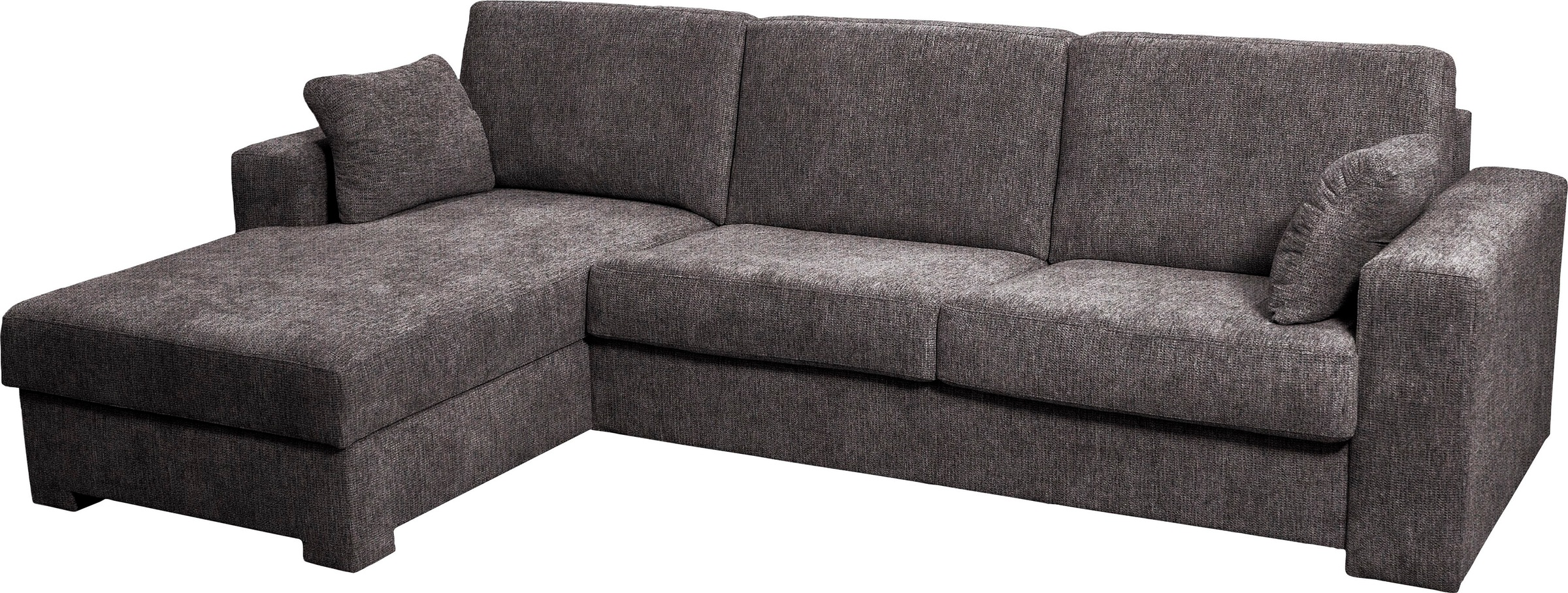 Home affaire Ecksofa »Roma "M" Matratzenhöhe 14 cm, Dauerschlaffunktion, mit Unterfederung,«, Liegemaße ca 143x198 cm, L-Form
