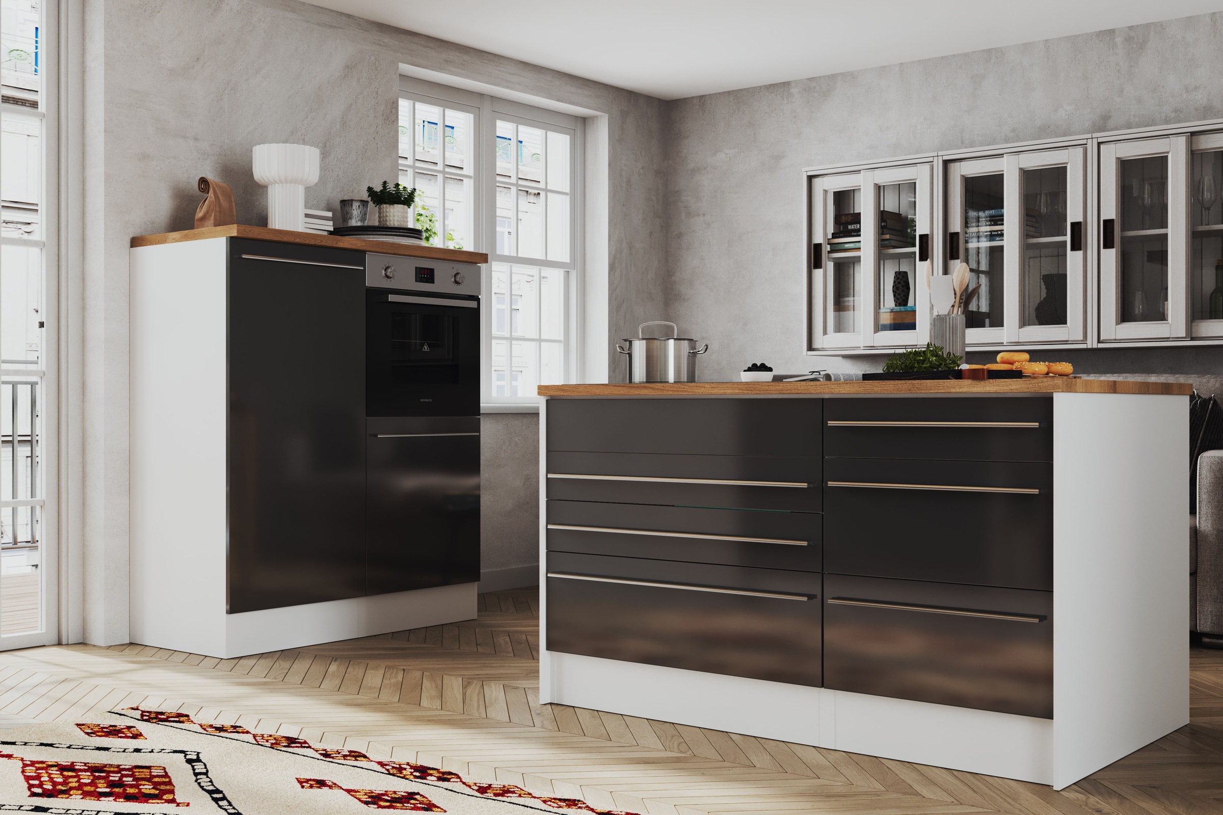 RESPEKTA Küchenzeile »Gabriel«, Breite 320/150 cm mit Soft-Close