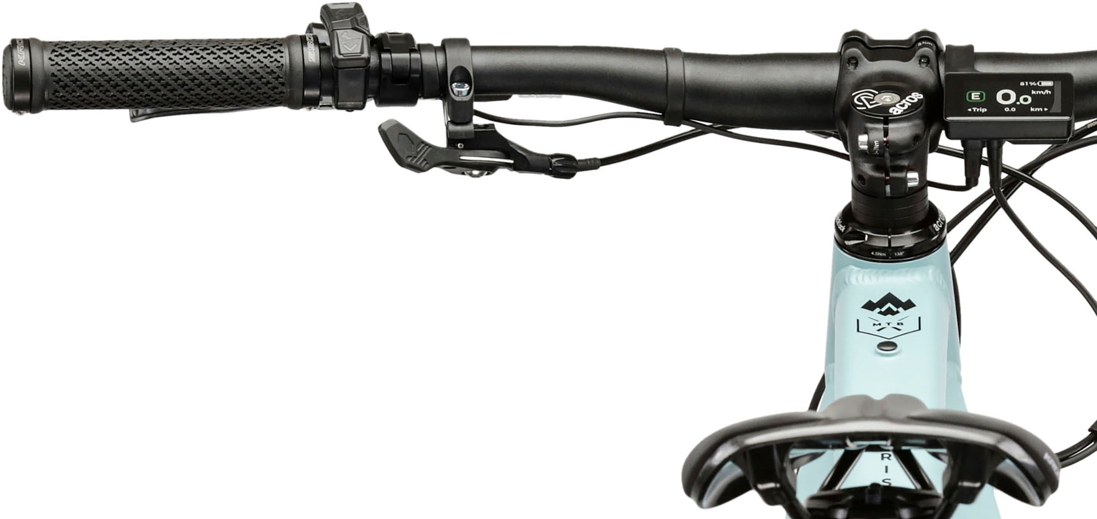 Kross E-Bike »KROSS E-MTB Grist Boost 1.0 29" blau«, 10 Gang, Shimano, CUES U6000, Mittelmotor 250 W, Pedelec, Elektrofahrrad für Damen und Herren