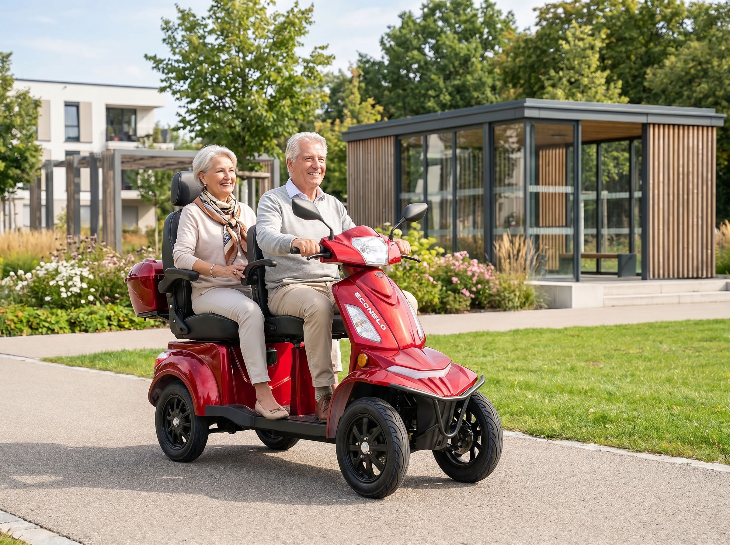 ECONELO Elektromobil »E-Seniorenmobil VISTA Quarter-1L, Blei-Akku, 4-Rad, 60V, 1000 Watt« 1.000 W 25 km/h
