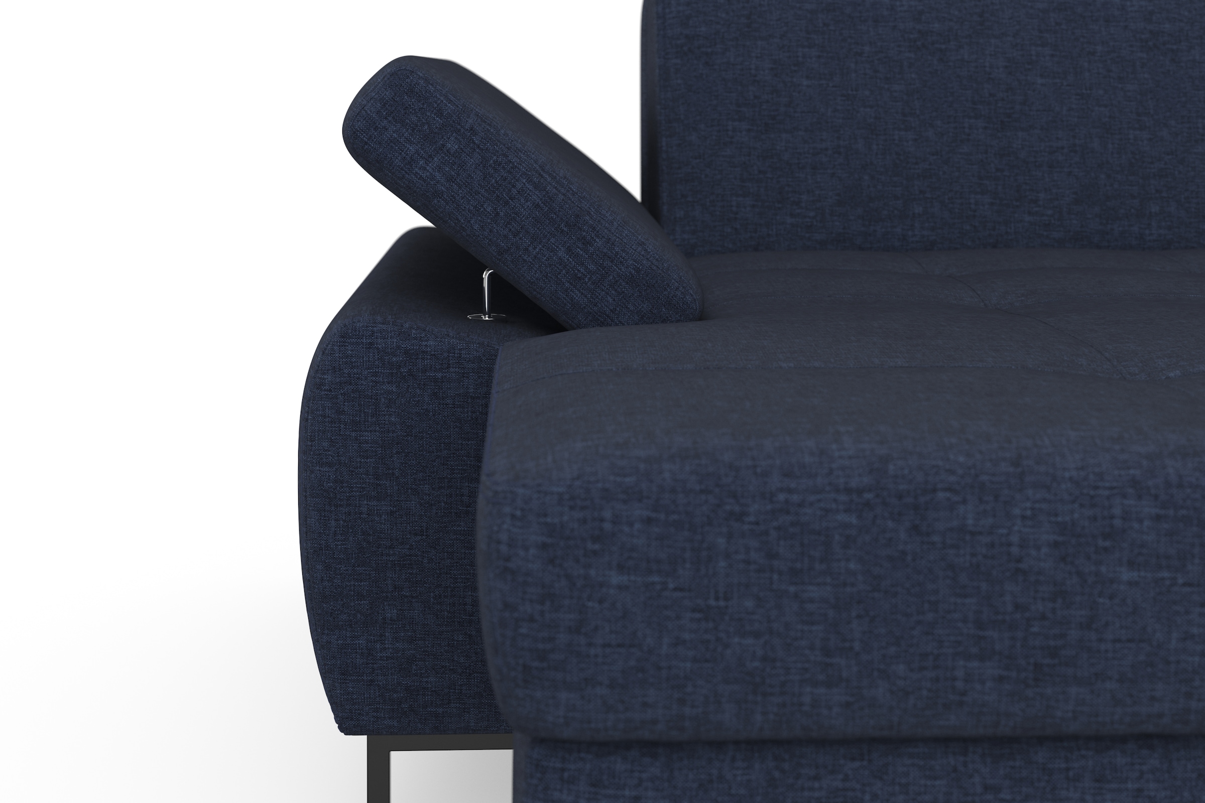 DOMO collection Wohnlandschaft »Capelo, komfortabel, klare Linien zeichnen dieses Design aus, U-Form«, mit Armteilverstellung, wahlweise mit Bettfunktion, Federkern