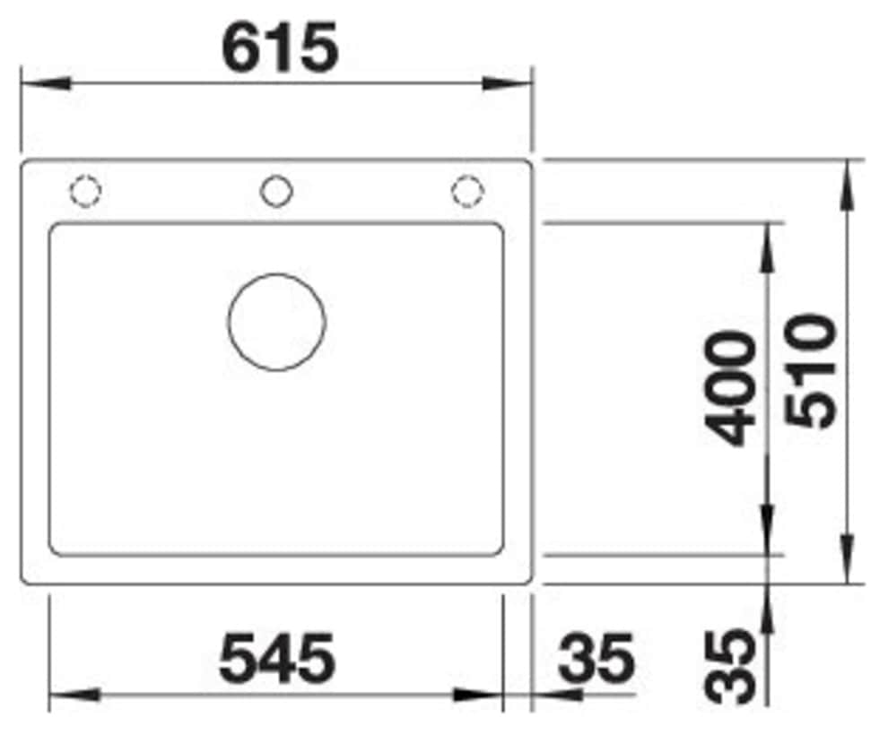 Blanco Granitspüle »PLEON 6« 1 Stk. tlg. erhältlich in mehreren Farben
