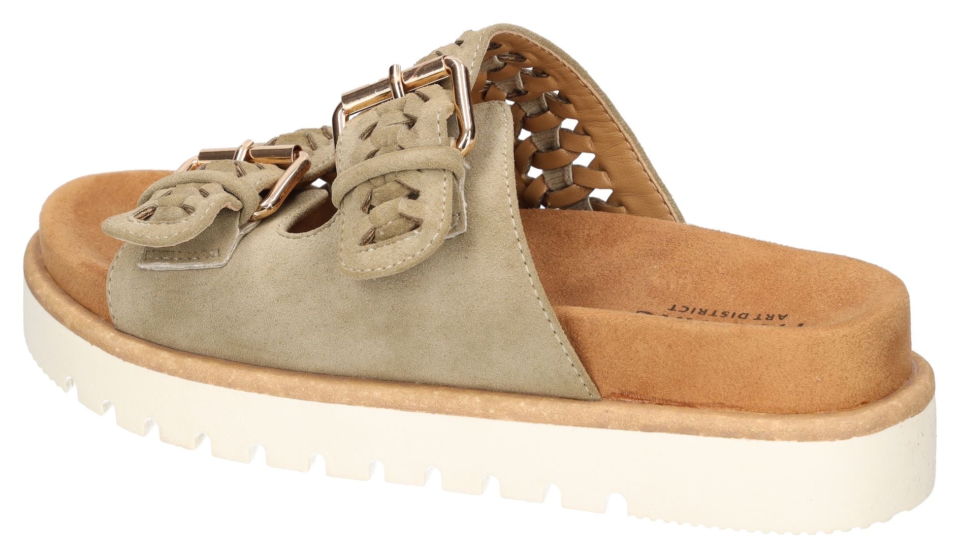 Mustang Shoes Pantolette  , Sandale, Plateausandale, Pool Slides mit komfortablem Tieffußbett