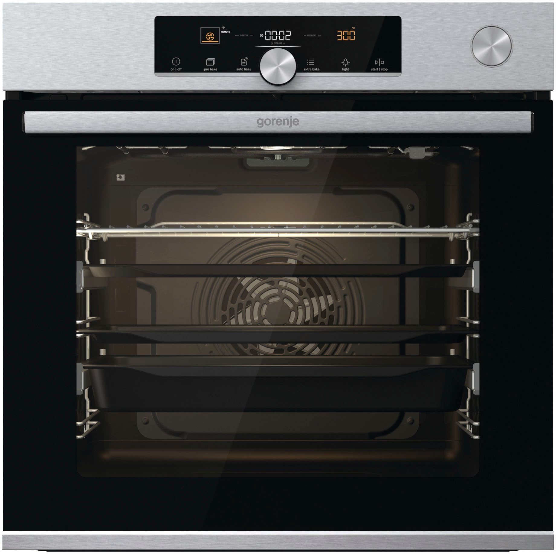 GORENJE Backofen »BSA6747A04XWI«, mit 2-fach-Teleskopauszug, AirFry-Funktio günstig online kaufen