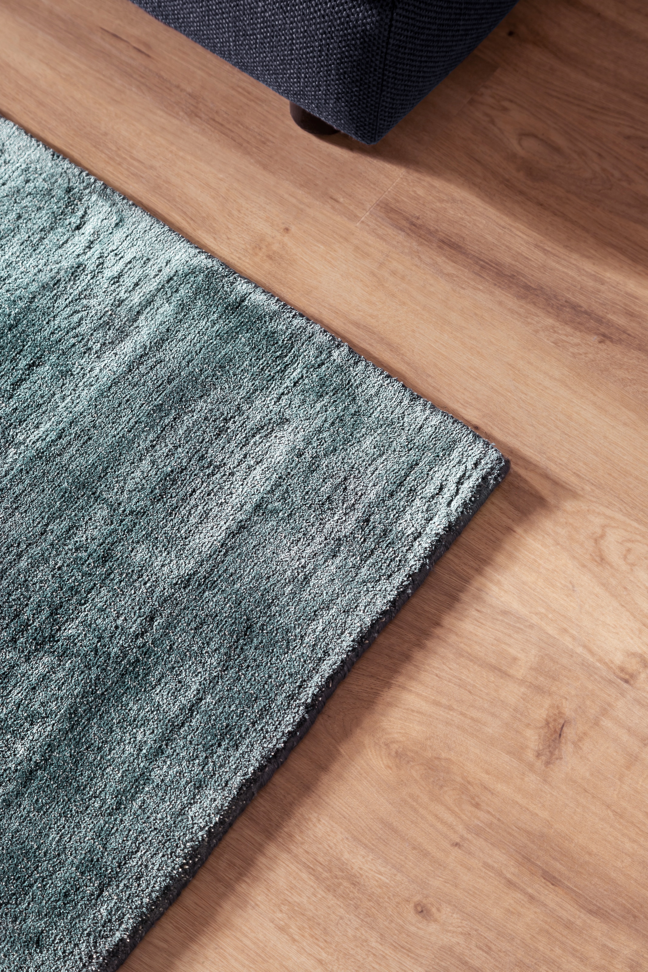 SCHÖNER WOHNEN-Kollektion Teppich »Aura« rechteckig 15 mm Höhe seidige Viskose, Wohnzimmer