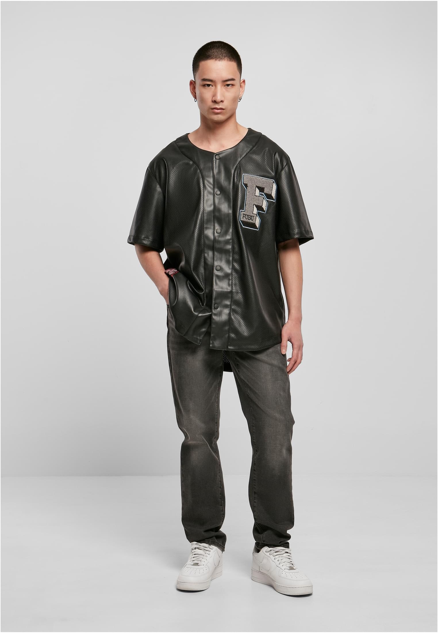 Fubu Langarmhemd »Fubu Herren College Leather Baseball Jersey« 1 Stk.