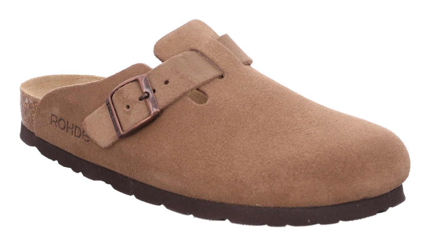 Rohde Pantoffel »Alba«, Sommerschuh, Schlappen, Hausschuh mit leichter Laufsohle, G-Weite