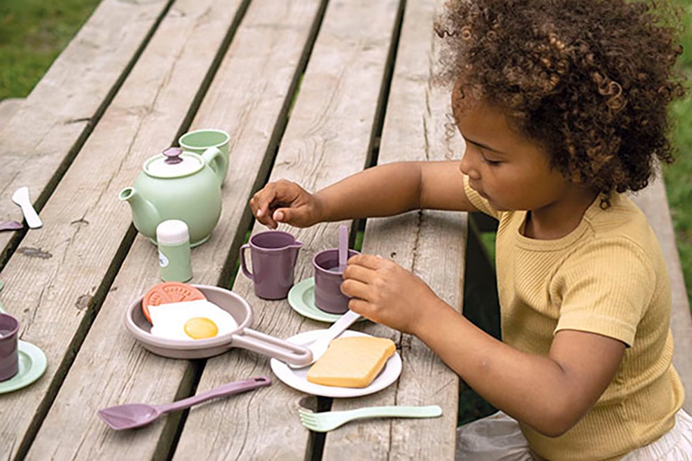 Spielgeschirr »Green Garden Frühstück Set«, (29 tlg.), Made in Europe