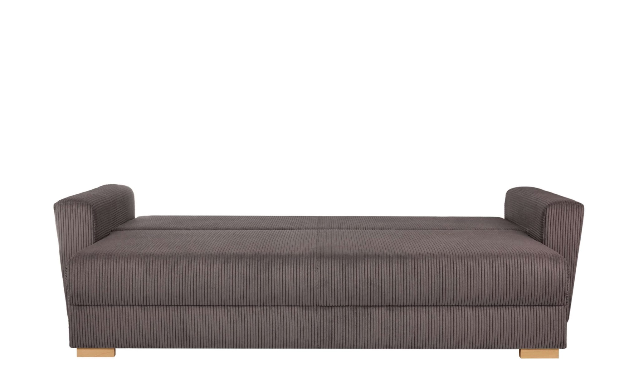 INOSIGN 3-Sitzer »MAGHERA Schlafsofa mit Bettkasten, in hochwertiger Verarbeitung«, mit Wellenunterfederung, Cord und Struktur-Bezug, B/H/T 230/92,5/79 cm
